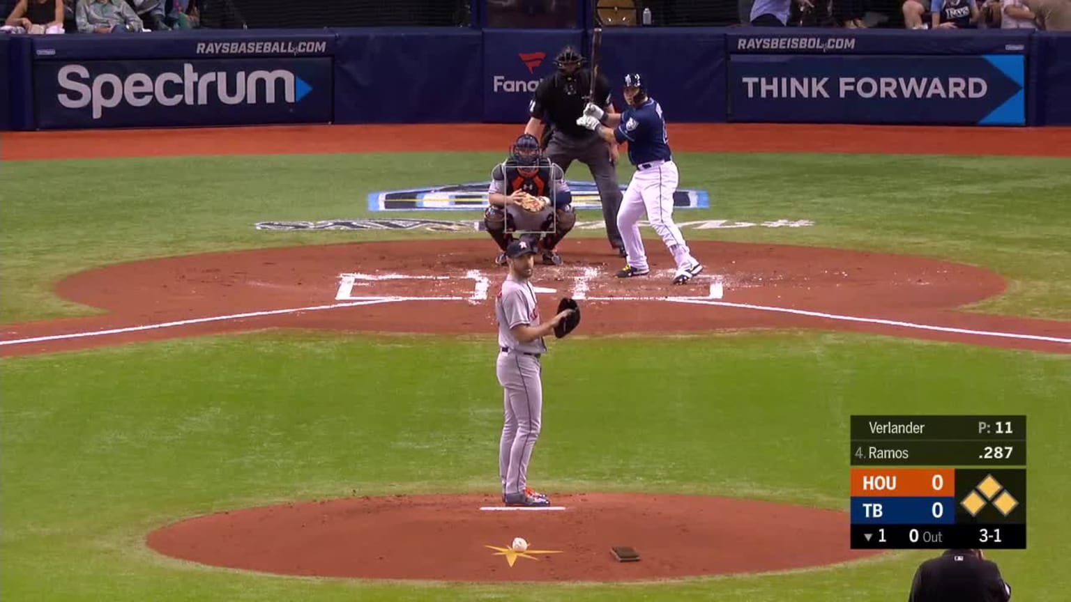 Wilson Ramos doubles (10) on a sharp line drive to left fielder Josh