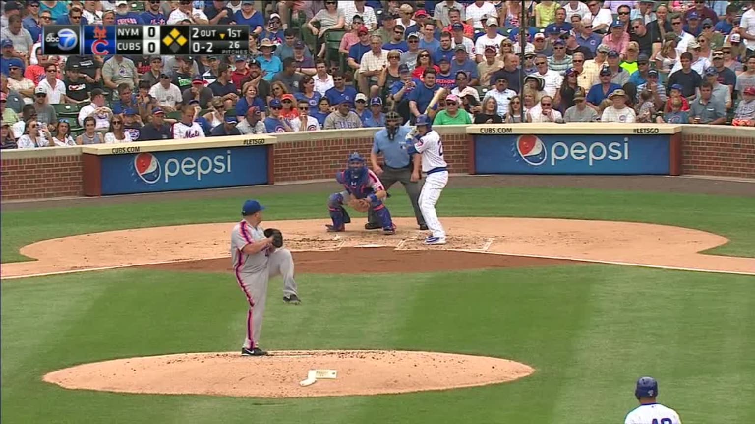 Bartolo Colon Ball to Addison Russell | 07/20/2016 | Cincinnati Reds