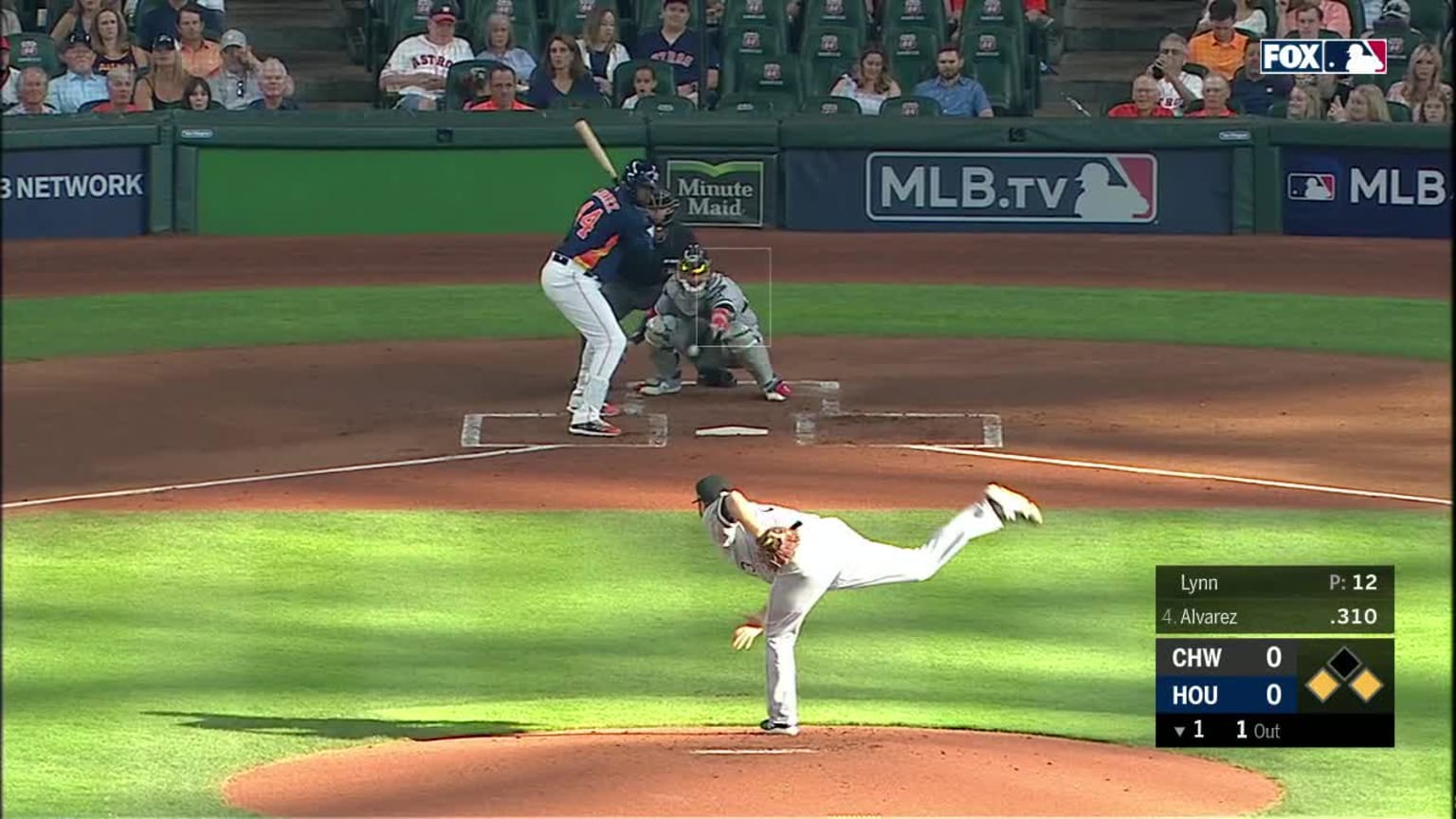 Lance Lynn Strike cantado to Yordan Alvarez | 19/06/2021 | Los D-Backs ...
