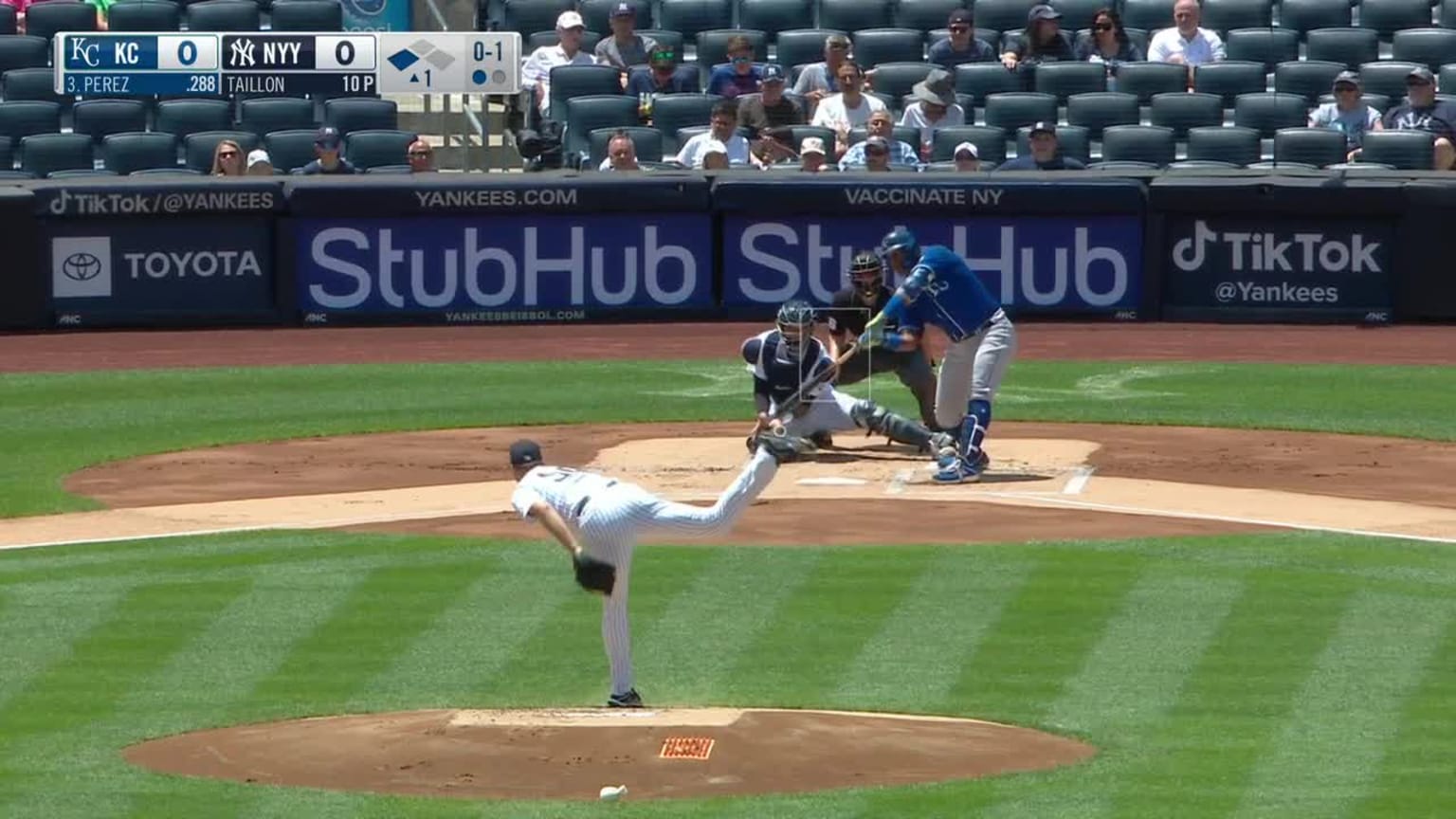 Jameson Taillon Swinging Strike to Salvador Perez 06/24/2021 New