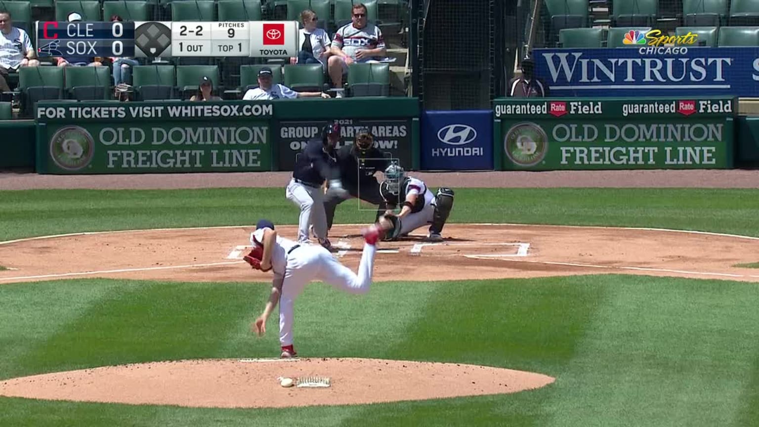 Daniel Johnson strikes out swinging. 05/02/2021 Tampa Bay Rays