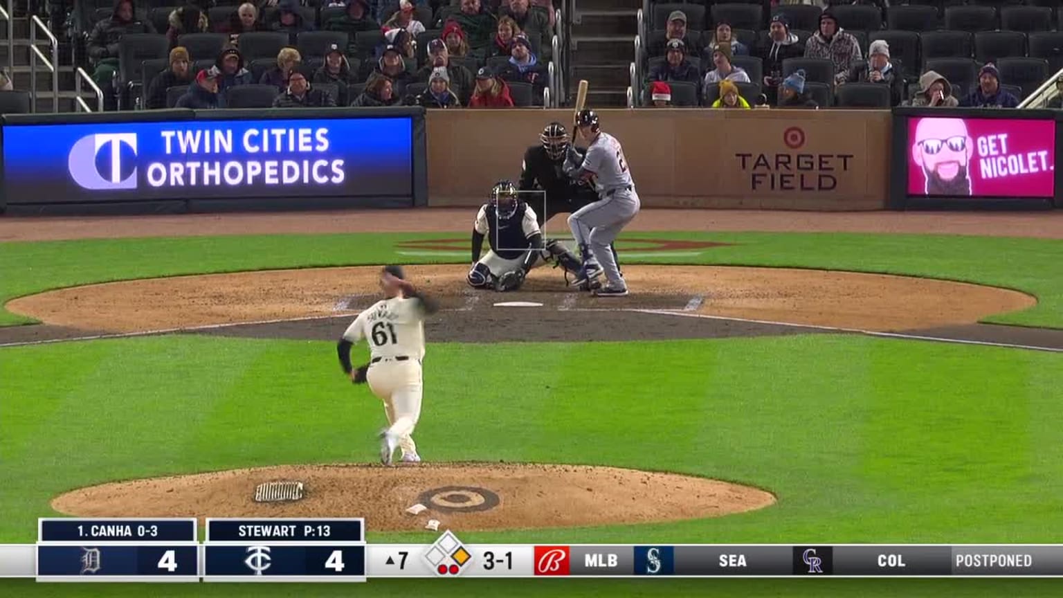 Brock Stewart Called Strike to Mark Canha | 04/19/2024 | MLB.com