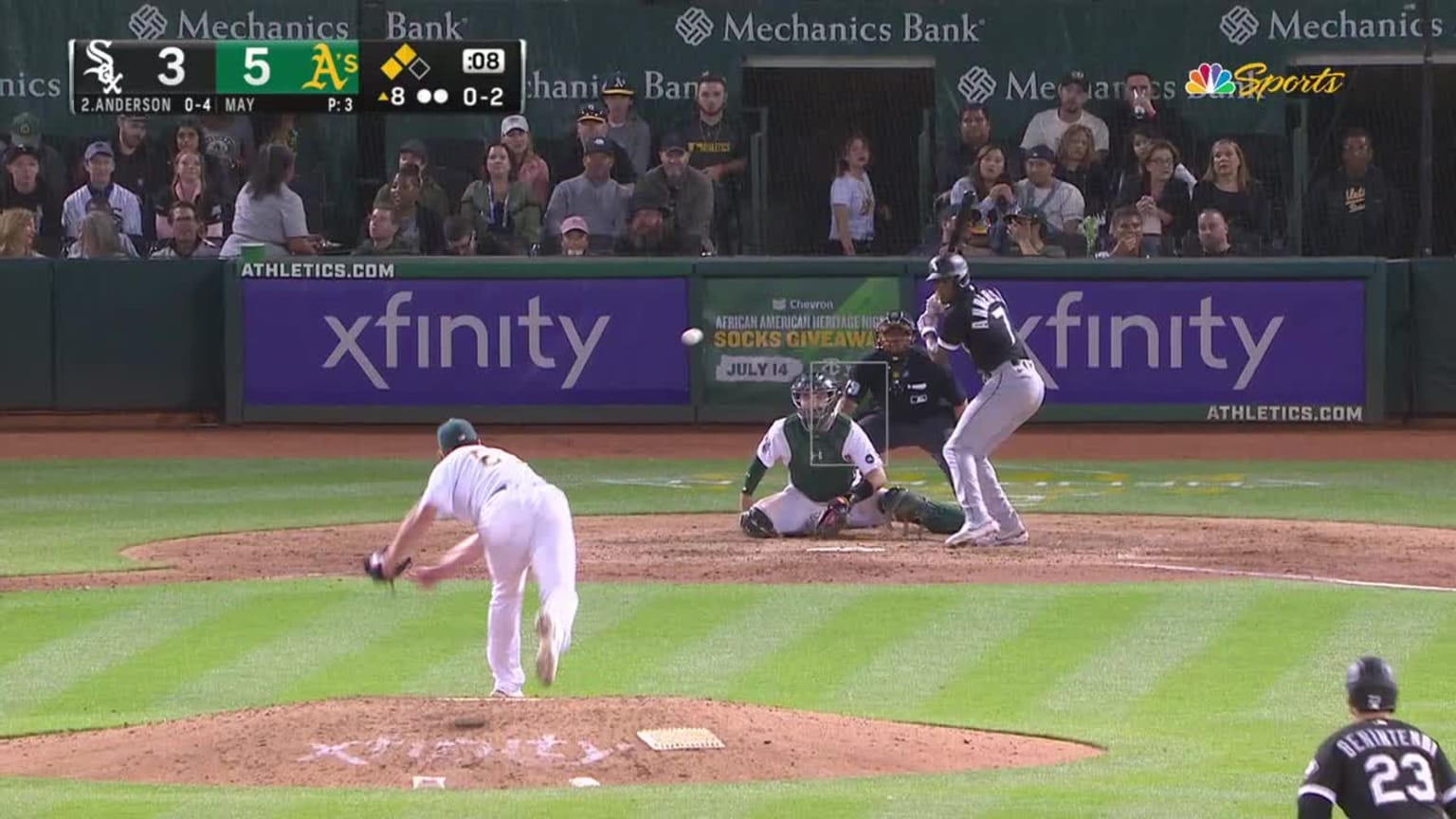 Tim Anderson strikes out swinging. | 06/30/2023 | Athletics