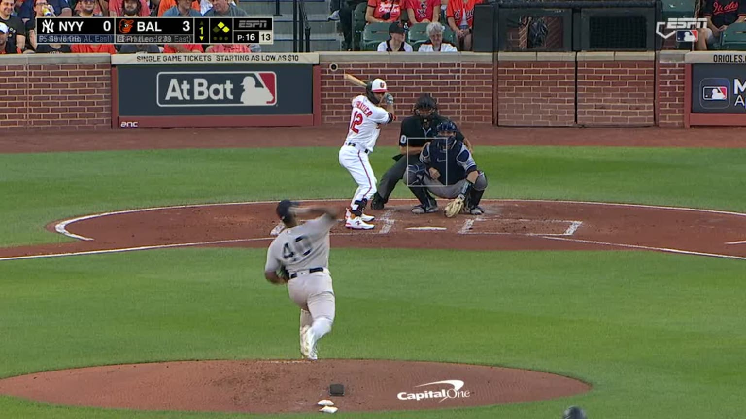 Adam Frazier 13th Home Run of the Season #Orioles #MLB Distance: 395ft Exit  Velocity: 103 MPH Launch Angle: 30° Pitch: 95mph Four-Seam…