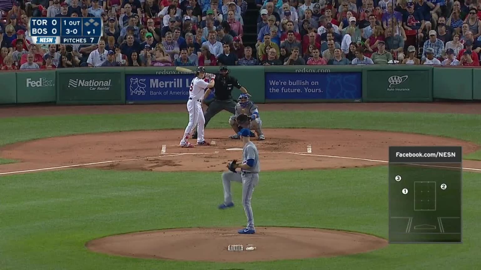 J.A. Happ Called Strike to Andrew Benintendi 07/18/2017 J.A. Happ Called Strike to Andrew Benintendi 07/18/2017