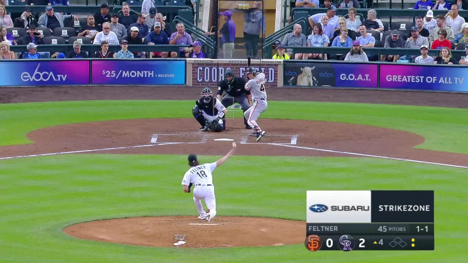 Mlb Triples Wilmer Flores triples (1) on a sharp fly ball to center fielder Wynton ...