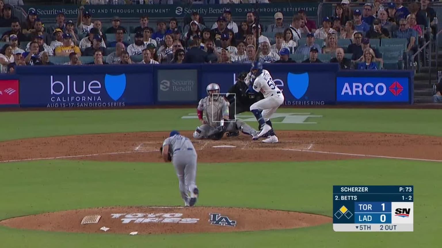 Mookie Betts' two-run home run (12) | 08/08/2025 | MLB Japan