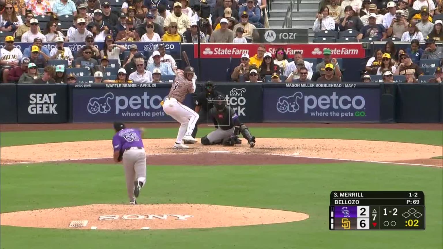 Jackson Merrill's solo home run (3) | 04/12/2026 | MLB Japan
