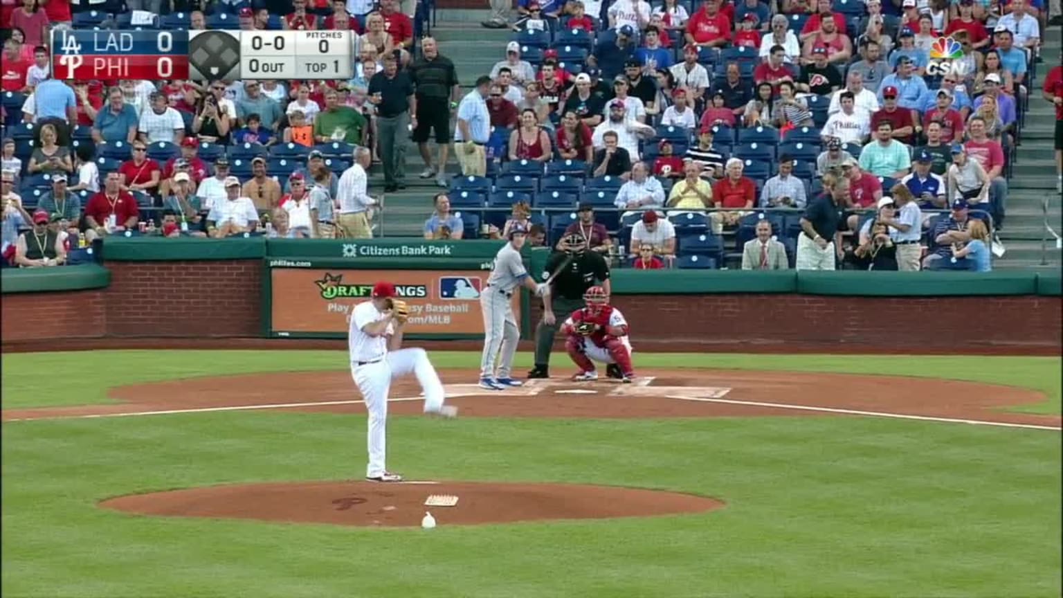 Jake Thompson Bola mala to Chase Utley | 17/08/2016 | Los Padres de San Diego