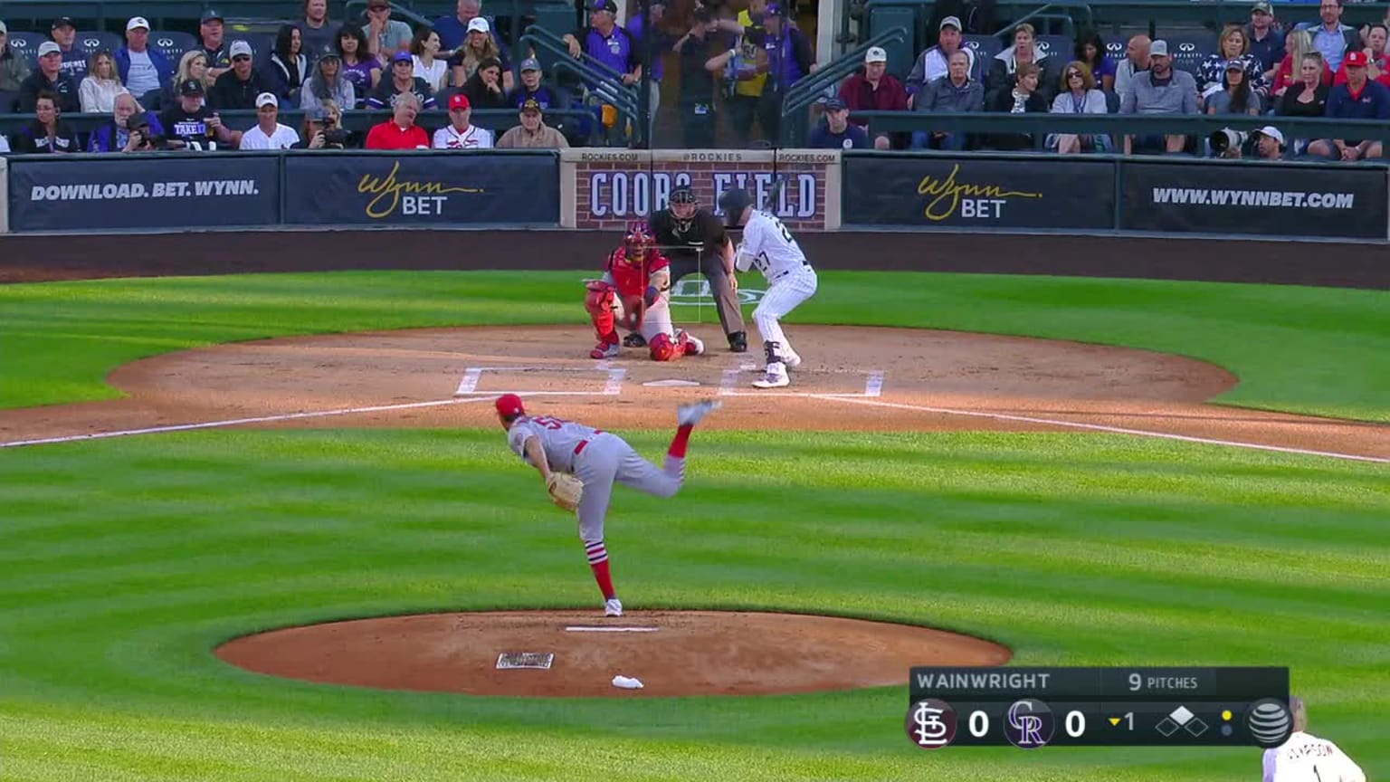 Adam Wainwright Ball to Trevor Story 07/01/2021 Cincinnati Reds