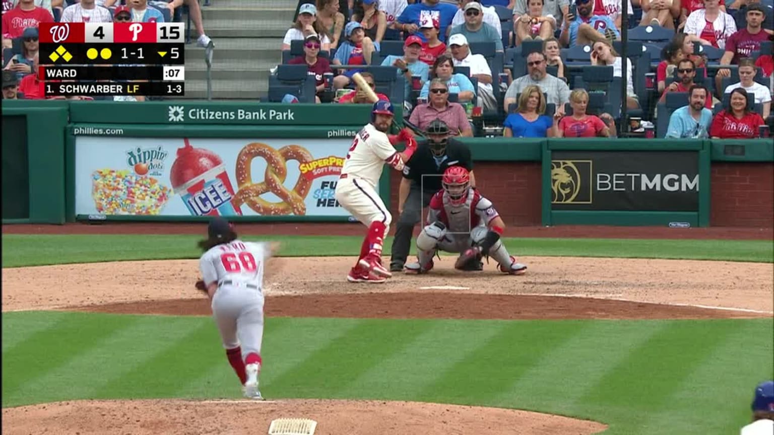 Kyle Schwarber's grand slam (22), 07/01/2023