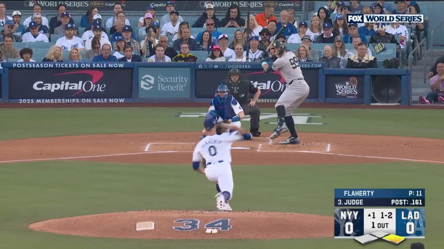 Aaron Judge strikes out swinging. | 10/25/2024 | MLB.com
