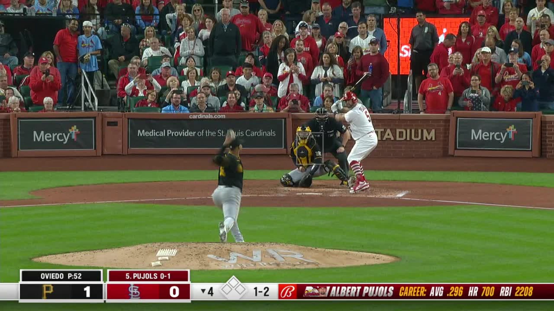 Albert Pujols hits 698th home run, ties game for Cardinals - The