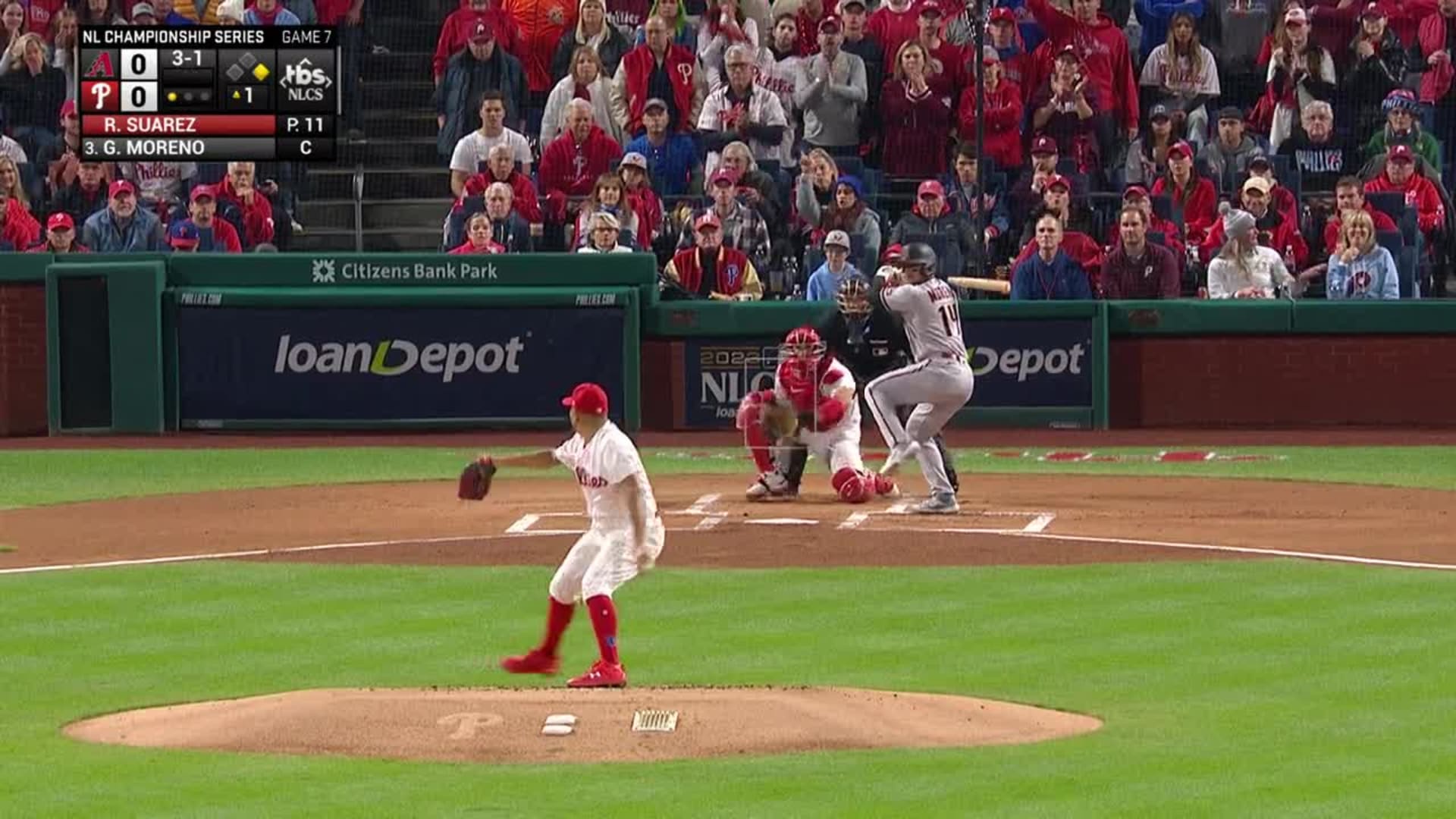 Gabriel Moreno's solo home run, 10/11/2023