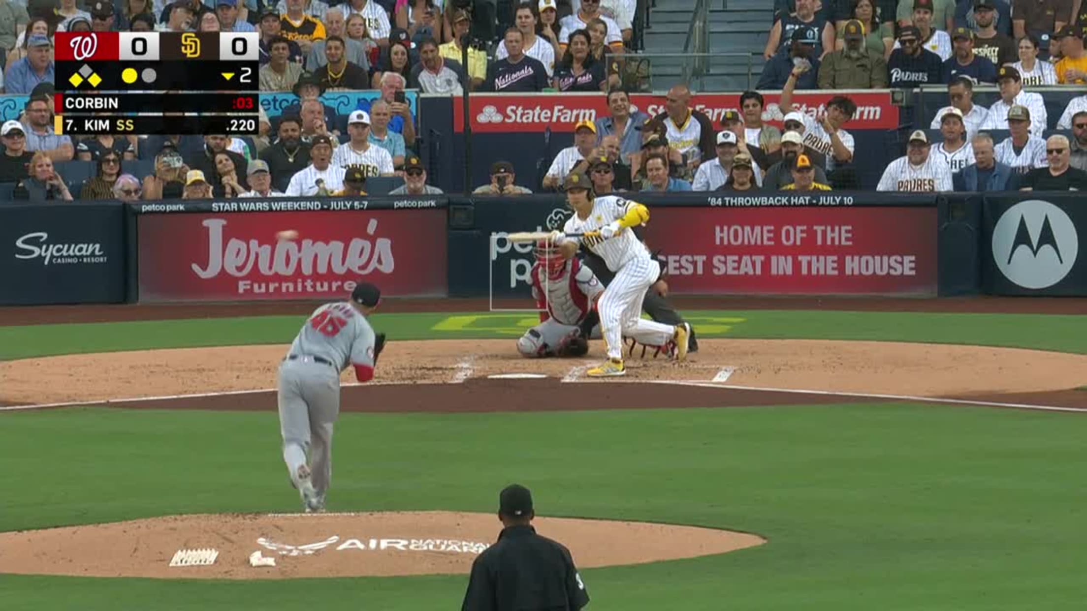 Ha-Seong Kim's RBI bunt single | 06/24/2024 | San Diego Padres