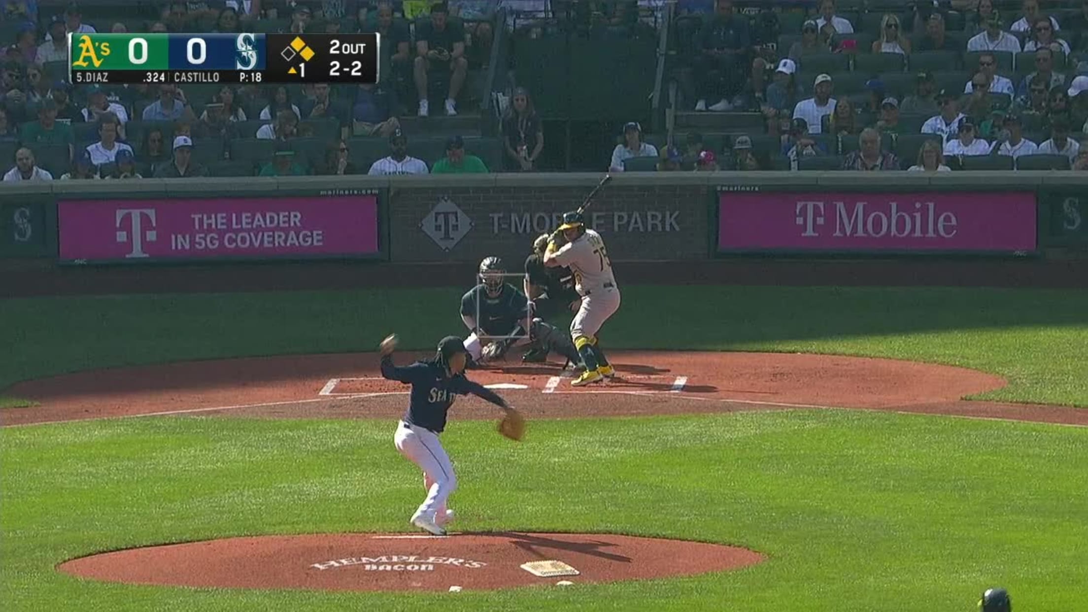 Jordan Diaz's first MLB hit sole highlight in A's loss to Astros