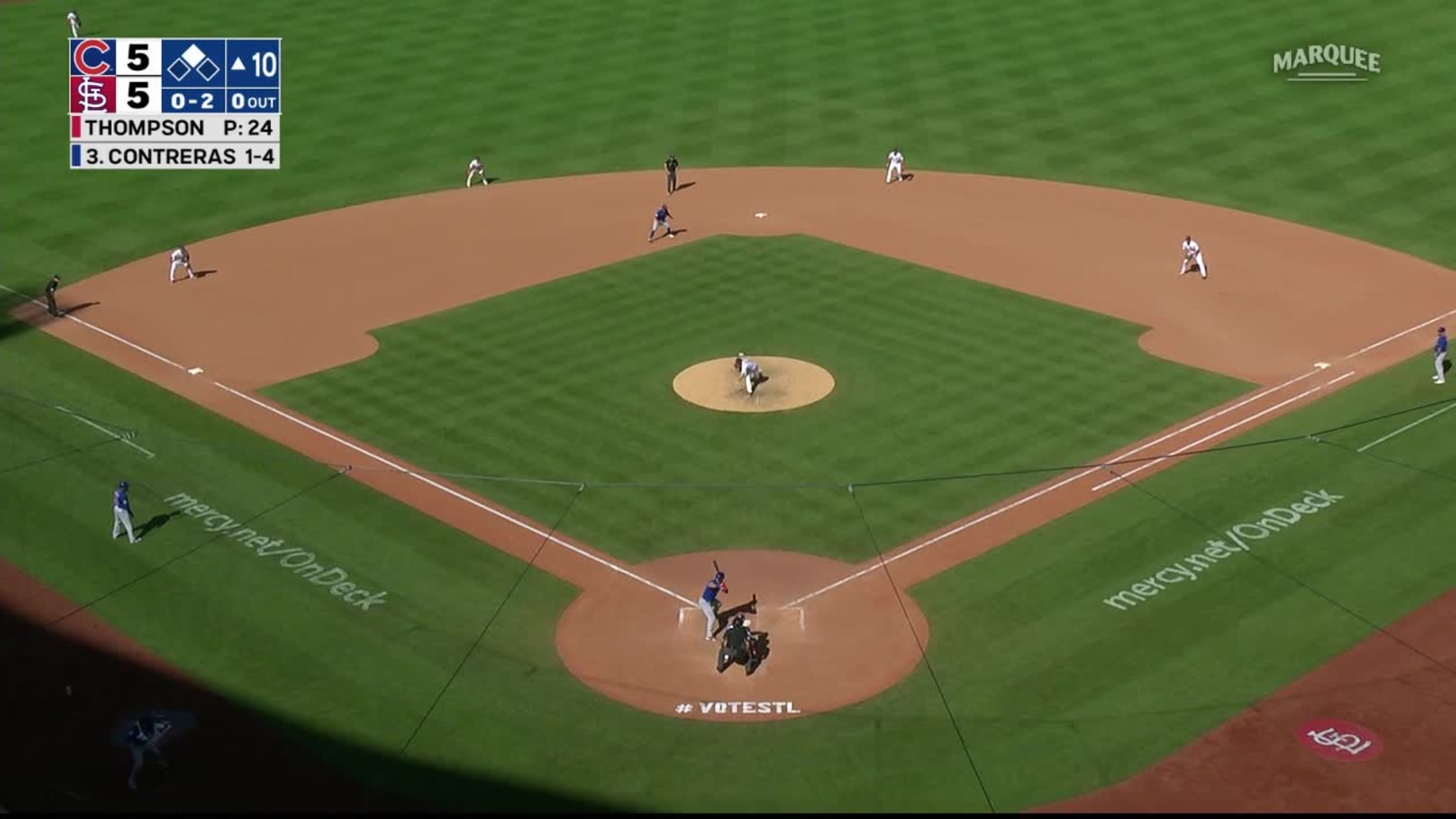 Photo: St. Louis Cardinals Willson Contreras Hits Three Run Home Run -  SLP2023051810 