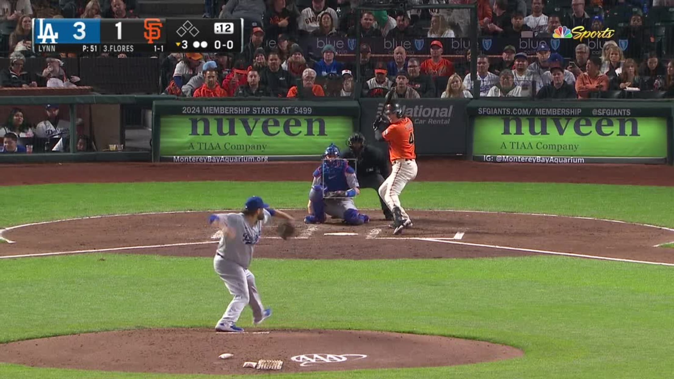 Wilmer Flores' solo homer (18), 08/23/2023