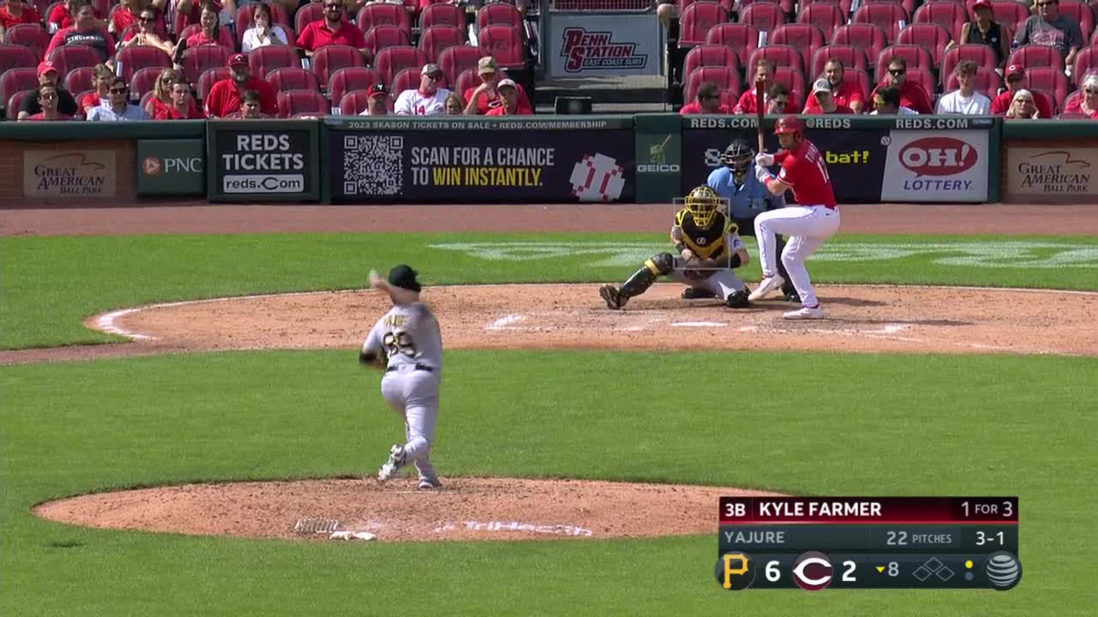 Horrifying Video of Kyle Farmer Getting Struck by 92 MPH Pitch Goes Viral