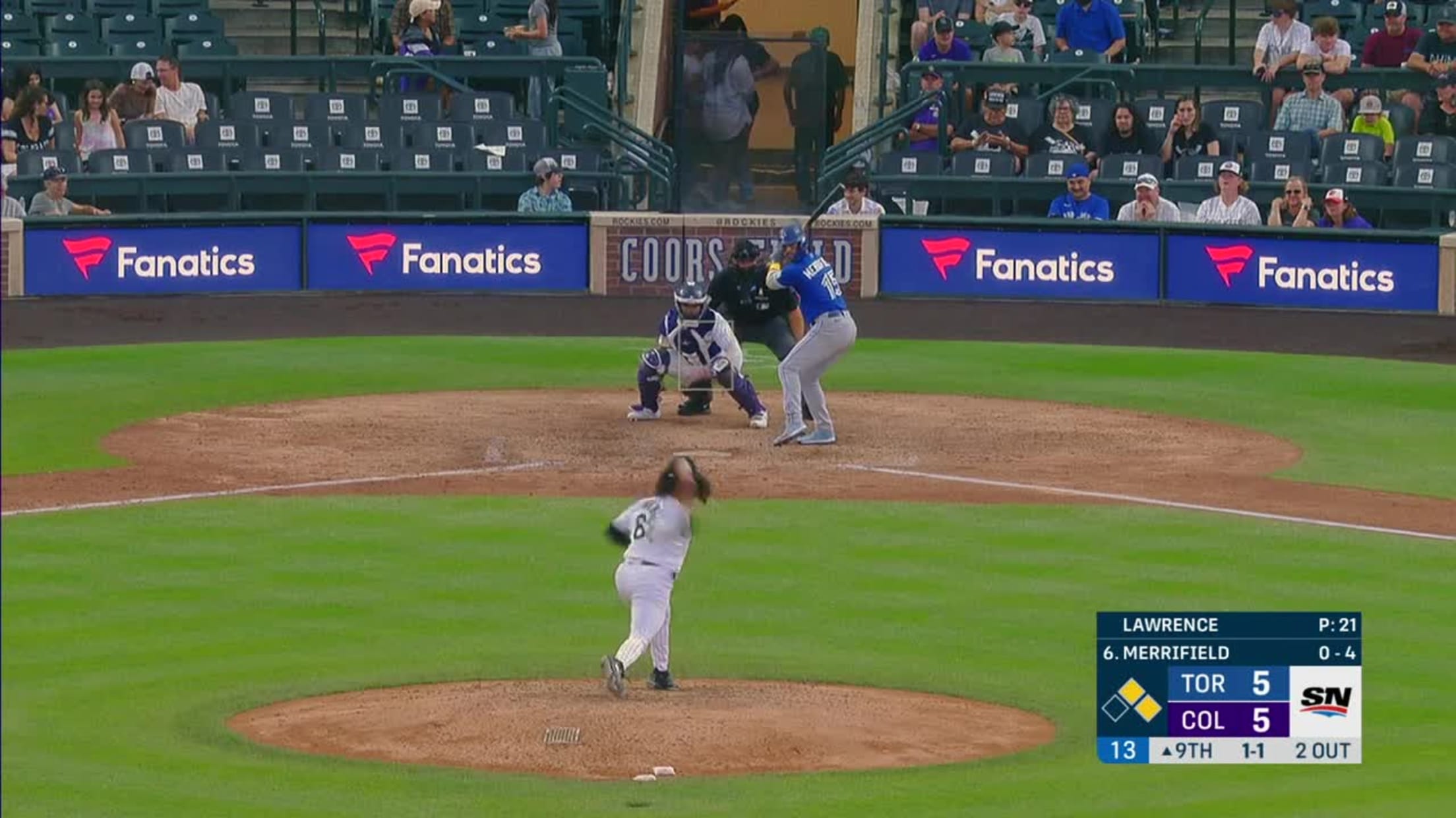 Whit Merrifield's go-ahead single, 09/03/2023