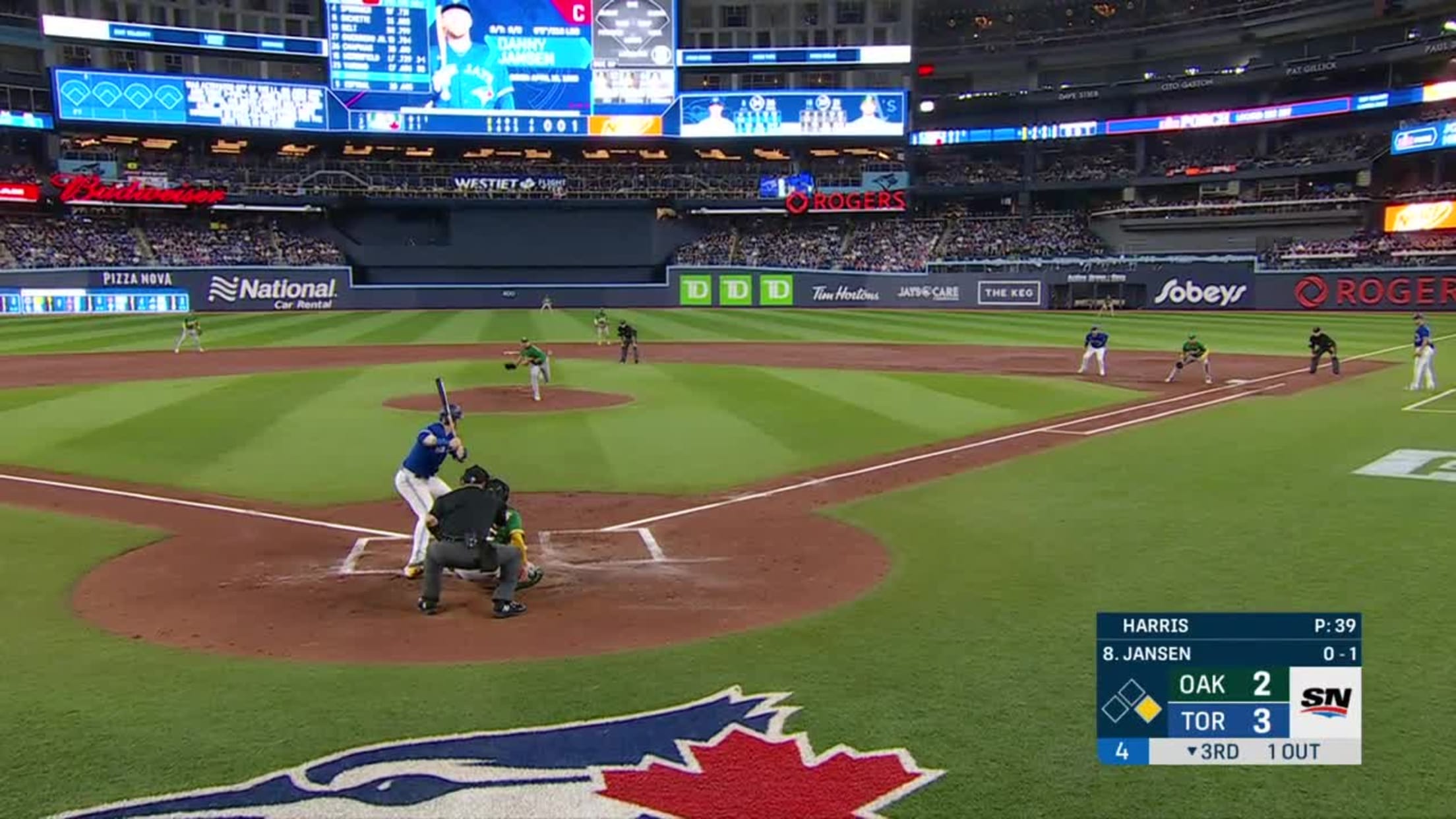 Danny Jansen's two-run homer (10), 06/24/2023