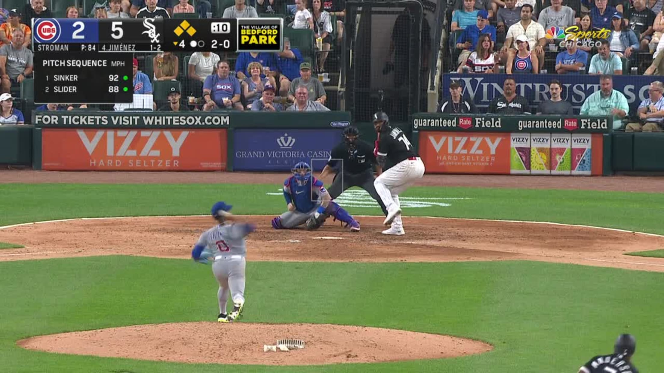 WATCH: White Sox' Eloy Jiménez hits a in 2-run double in 7th – NBC Sports  Chicago