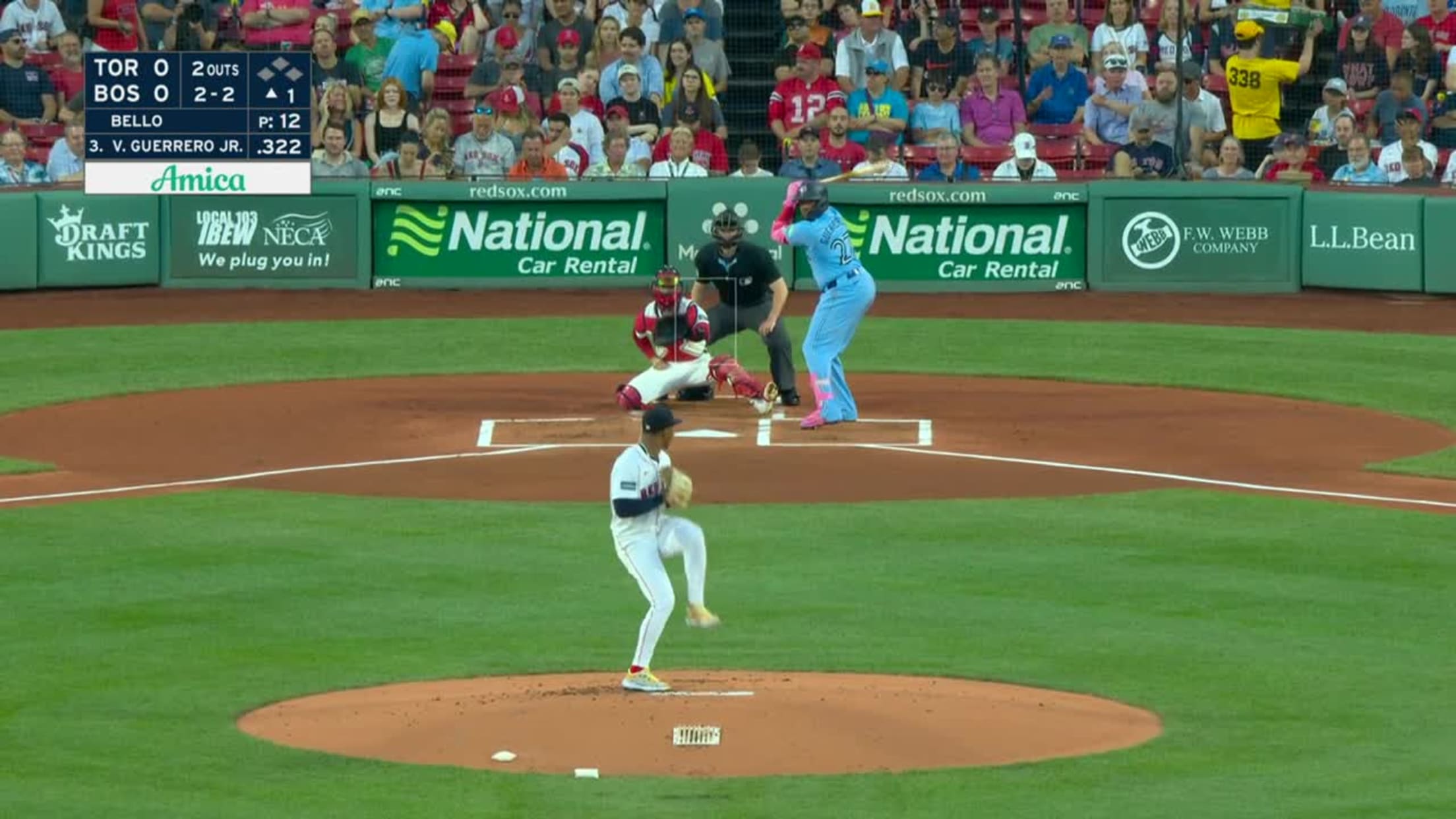 Brayan Bello strikes out Vladimir Guerrero Jr. | 08/28/2024 | MLB.com