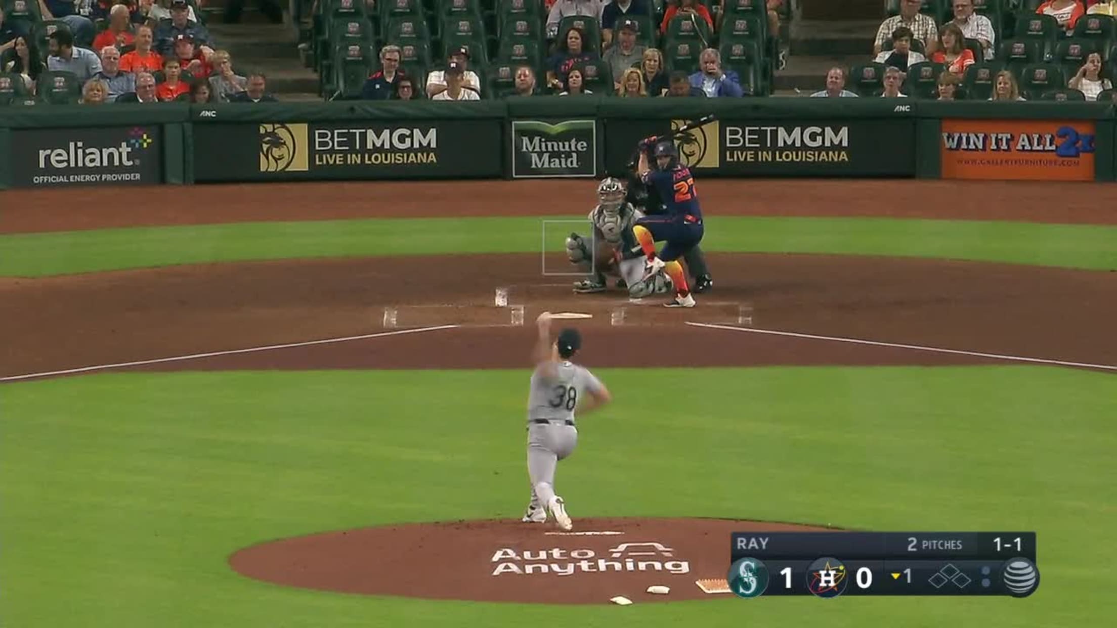 José Rodríguez's leadoff home run, 05/24/2023