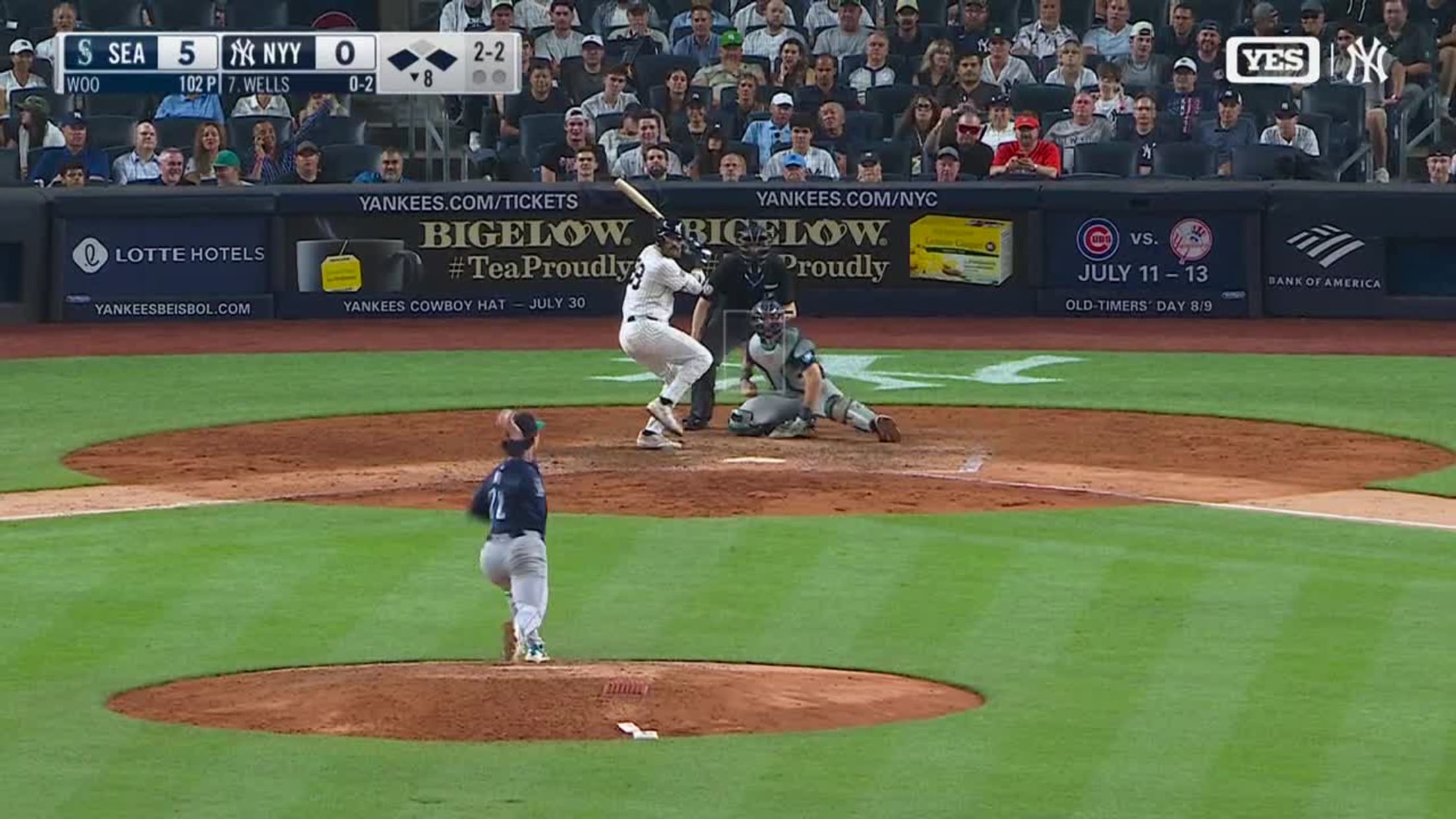 Austin Wells' sacrifice fly | 07/10/2025 | New York Yankees