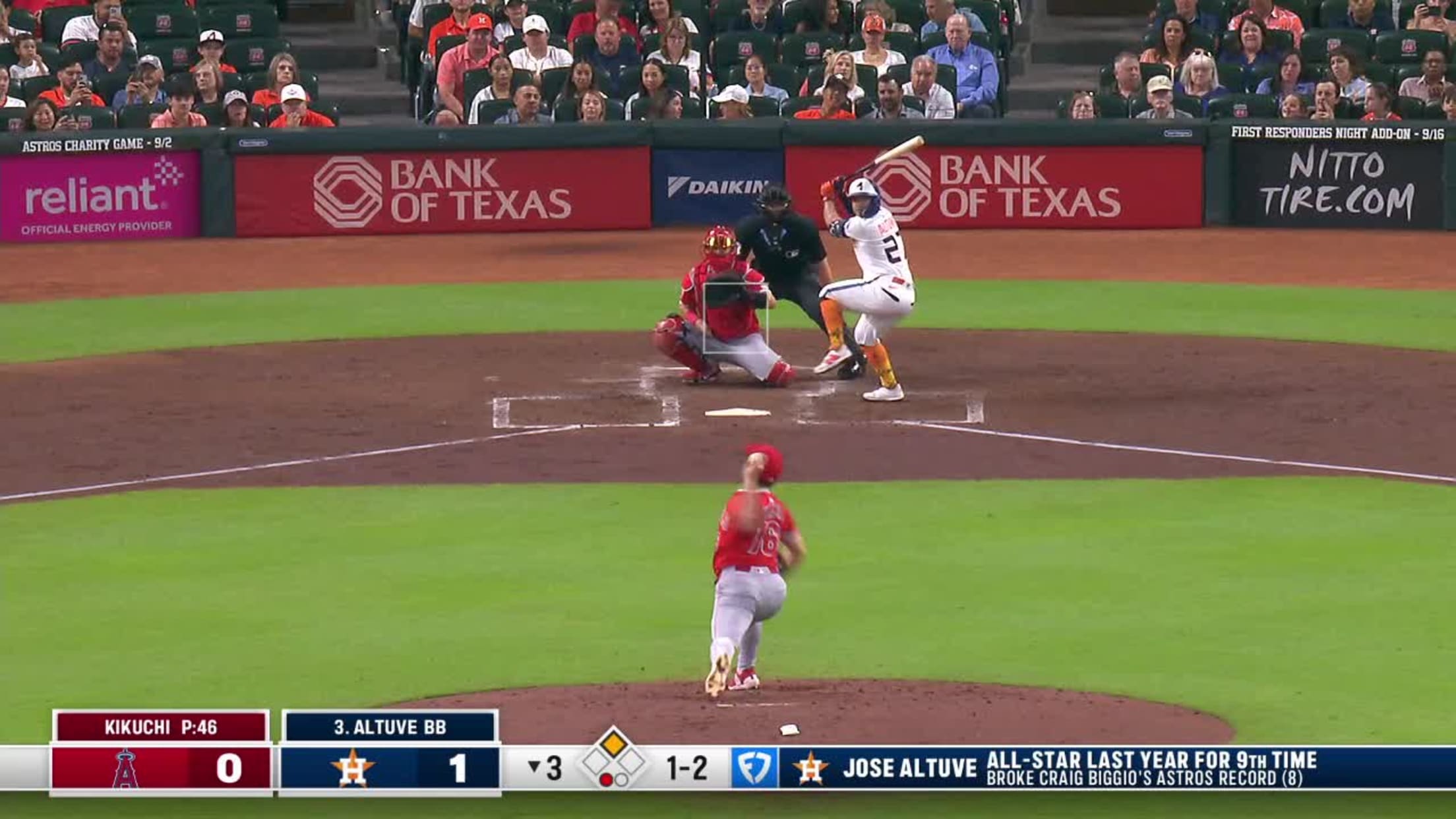 Jose Altuve's RBI double | 09/01/2025 | Houston Astros