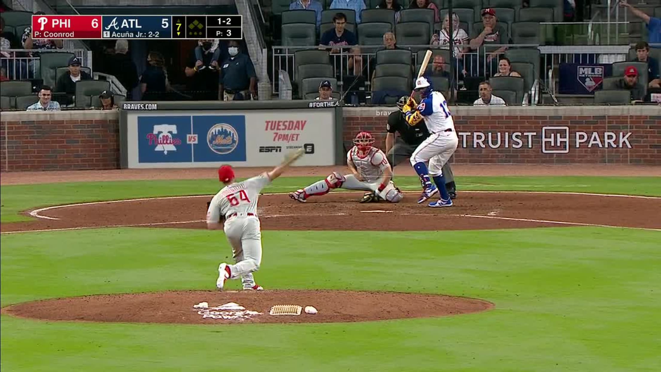 Ronald Acuña Jr. just beat out a routine ground ball to short. : r/baseball