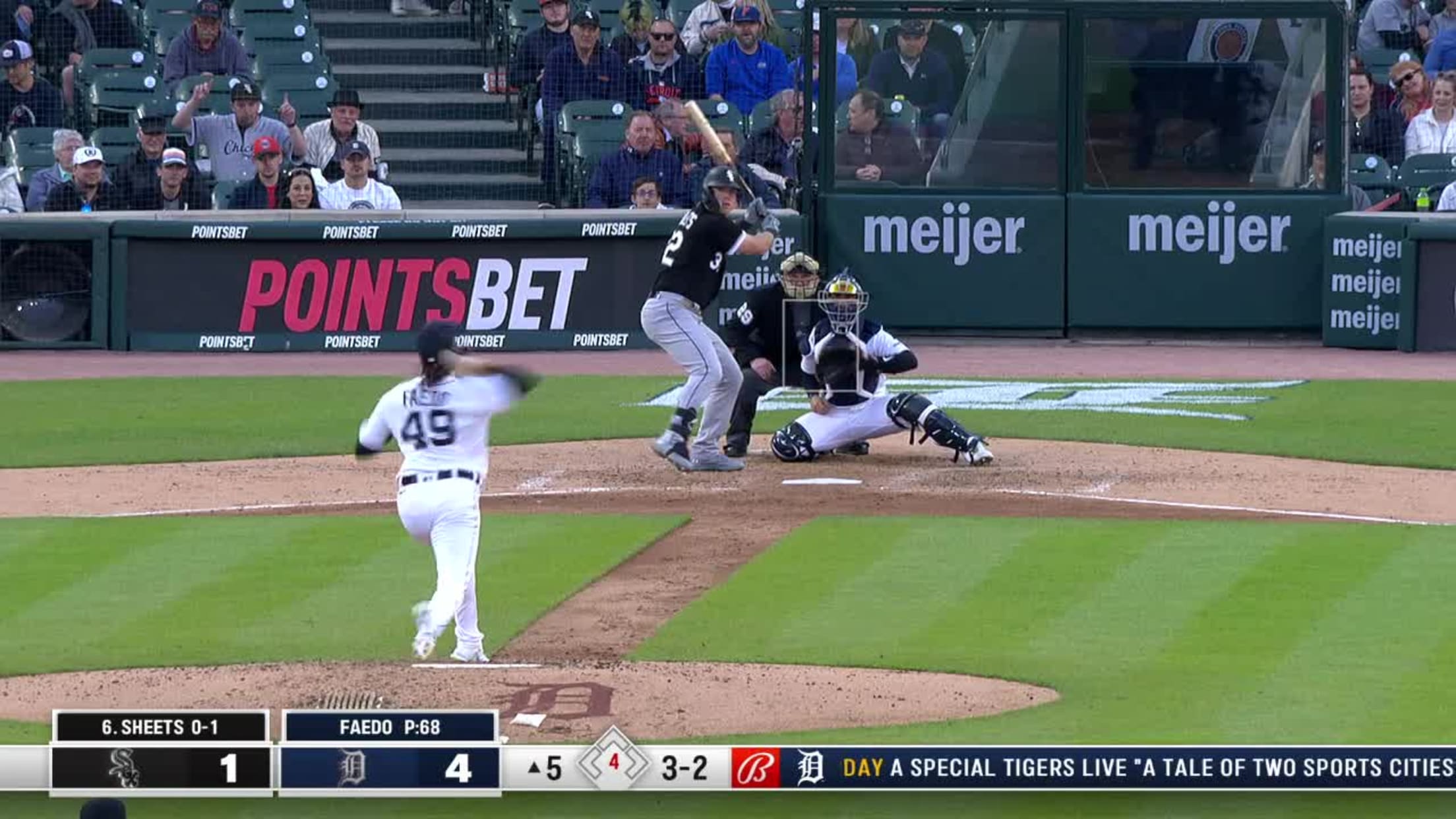 White Sox' Gavin Sheets' 5th inning home run off Tigers' Alex Faedo – NBC  Sports Chicago