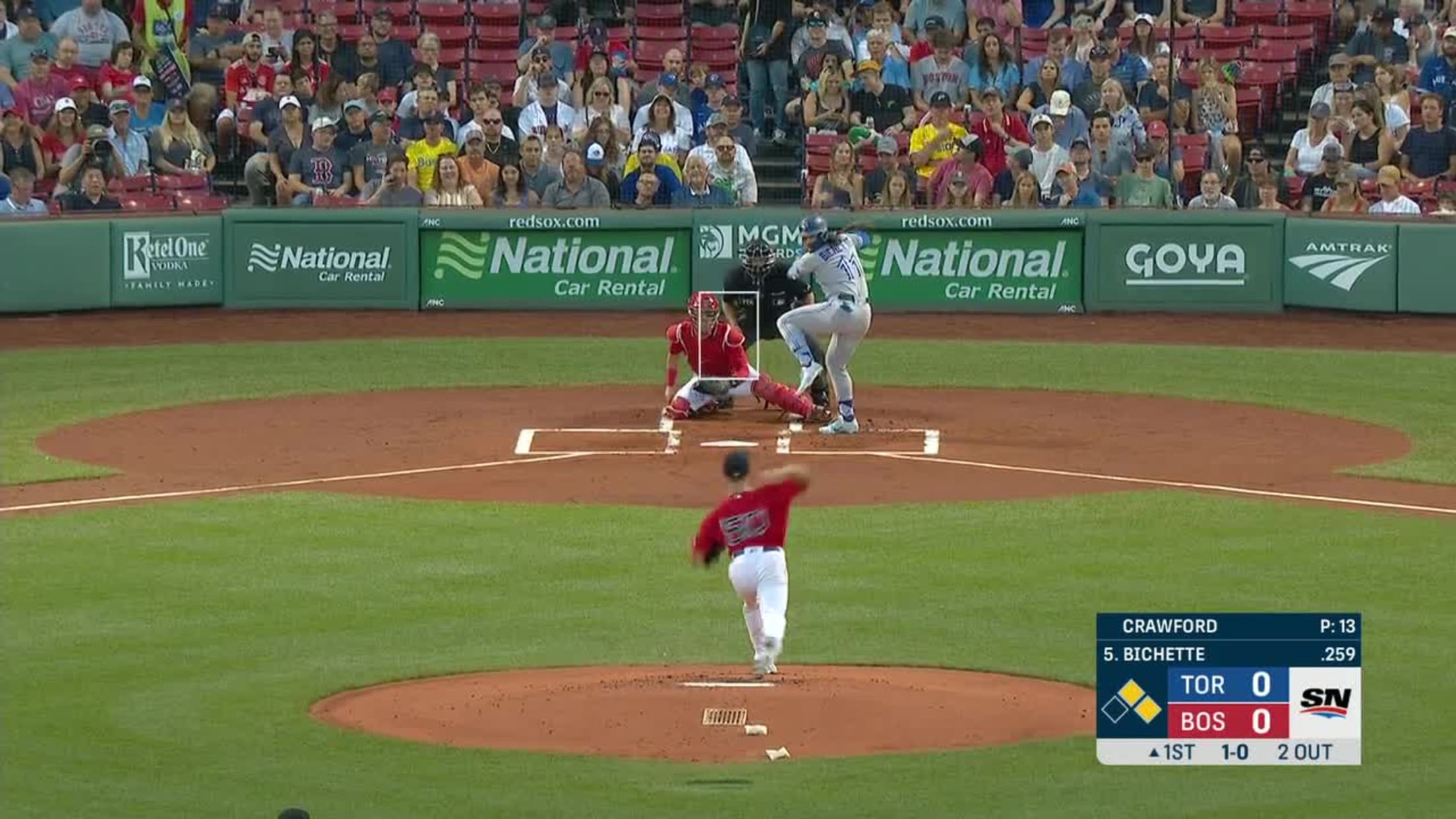 Highlight] Bo Bichette knocks out one of his prettiest opposite field home  runs of the season in the first inning against the Twins. The two-run shot  gives him 26 homers and 97