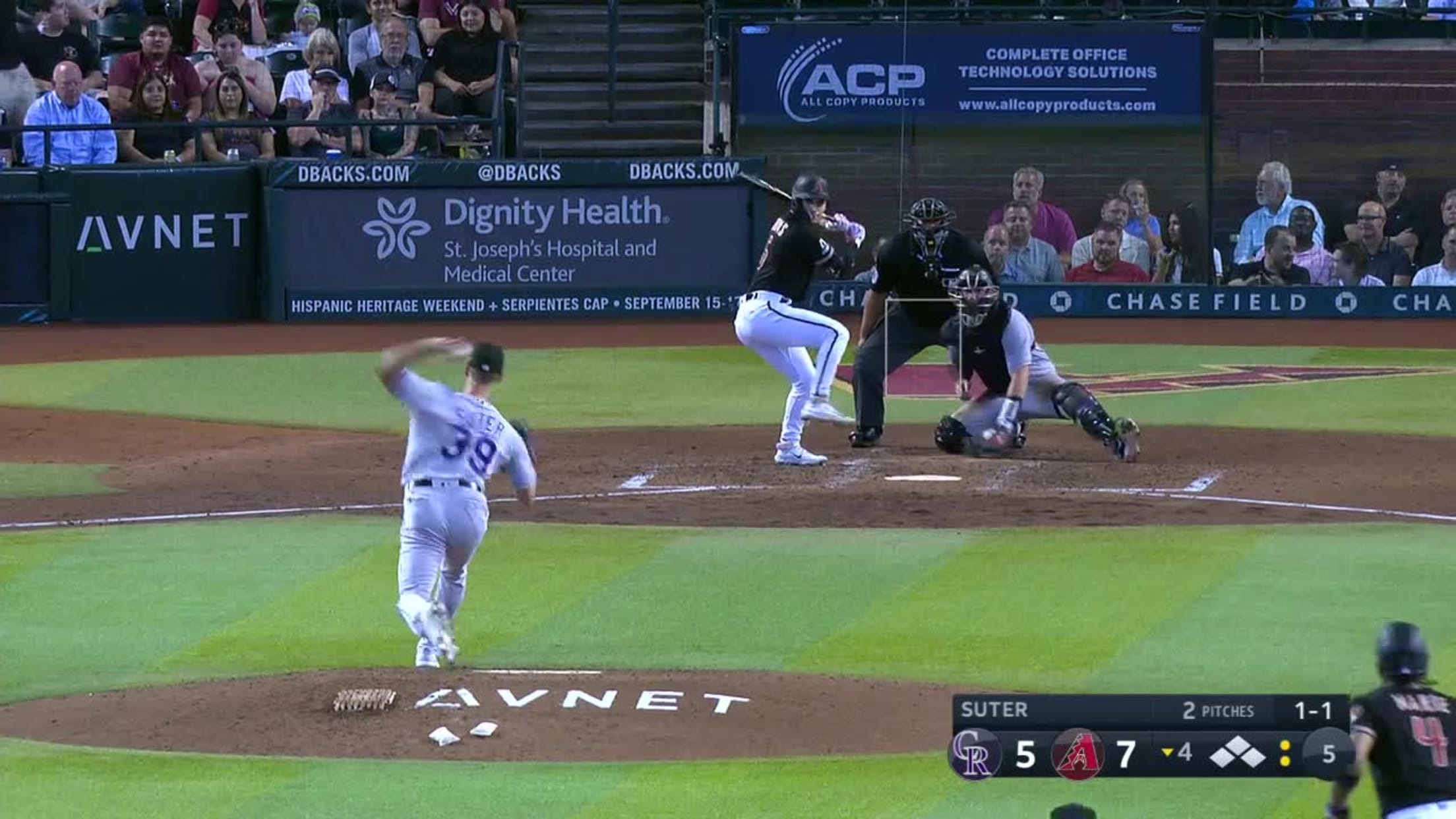 Alek Thomas' two-run double, 09/25/2023