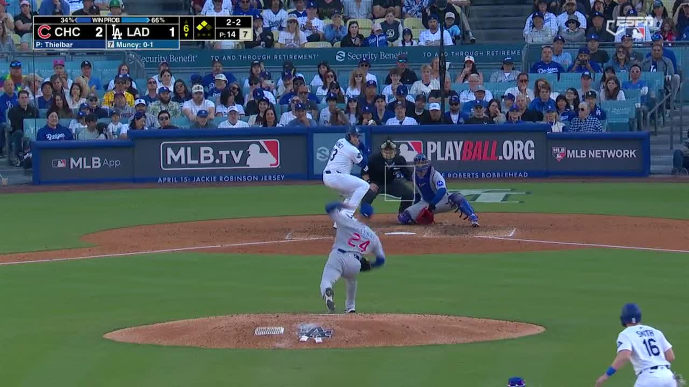 Max Muncy's sac fly | 04/13/2025 | Los Angeles Dodgers Max Muncy's sac fly | 04/13/2025 | Los Angeles Dodgers