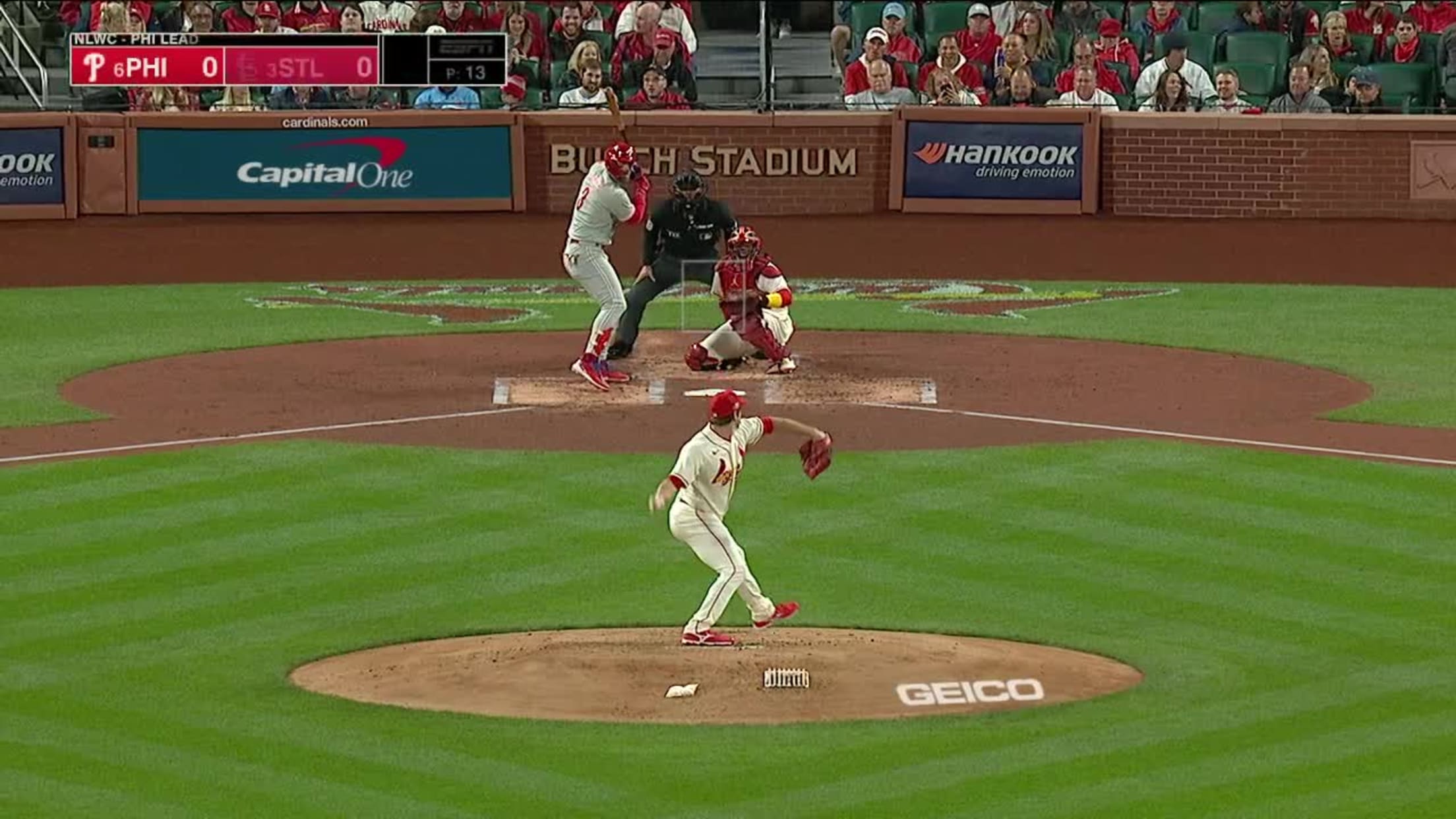 Bryce Harper launches solo homer, 10/08/2022