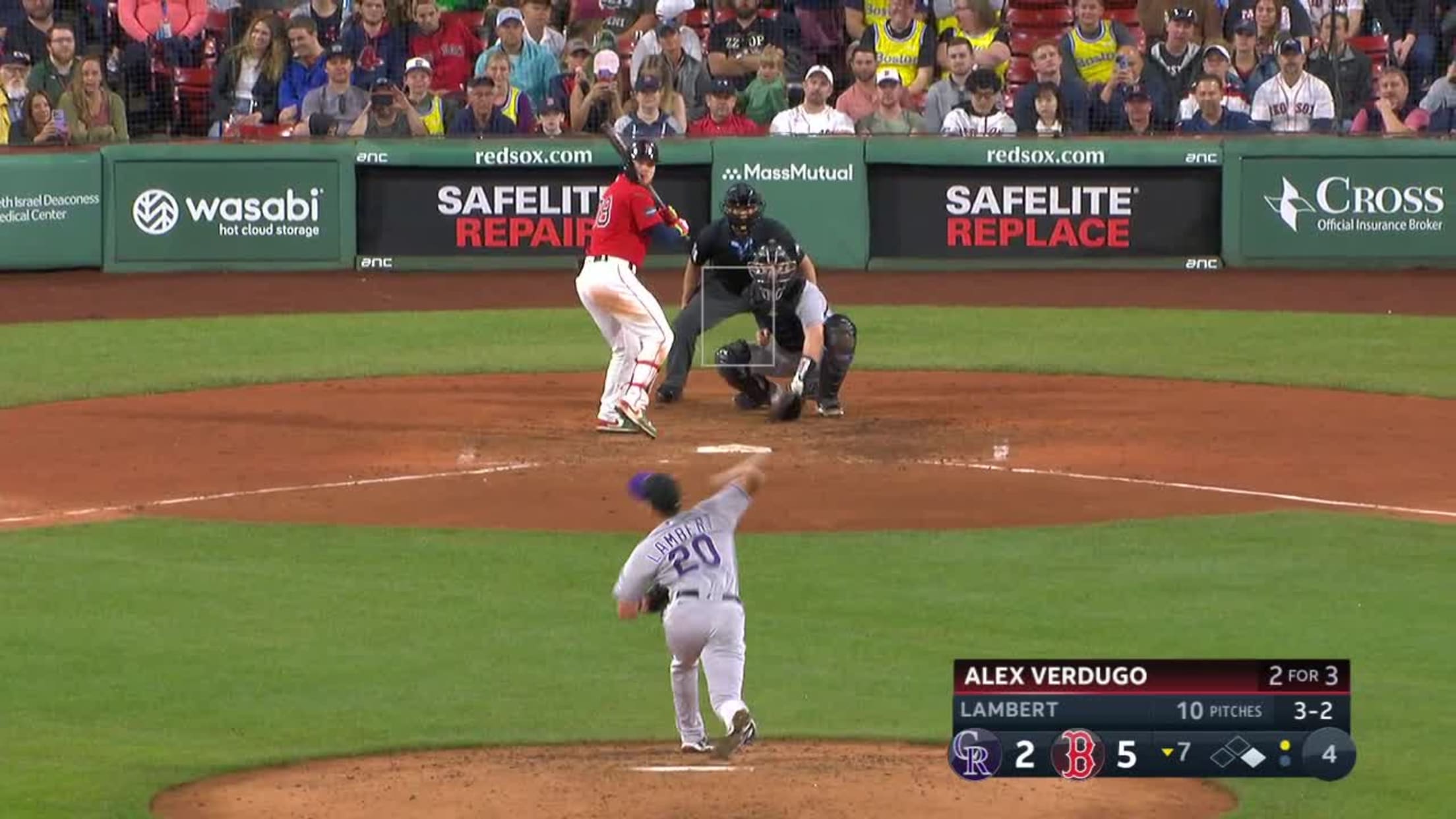 Alex Verdugo's RBI groundout, 07/04/2023