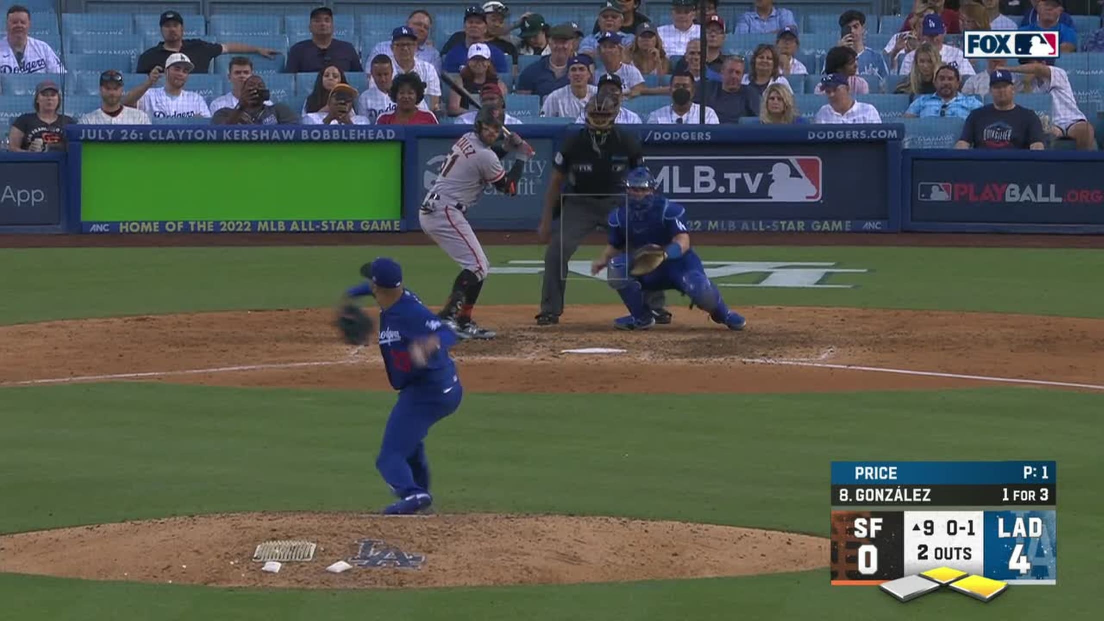 Luis González's RBI single, 05/01/2022