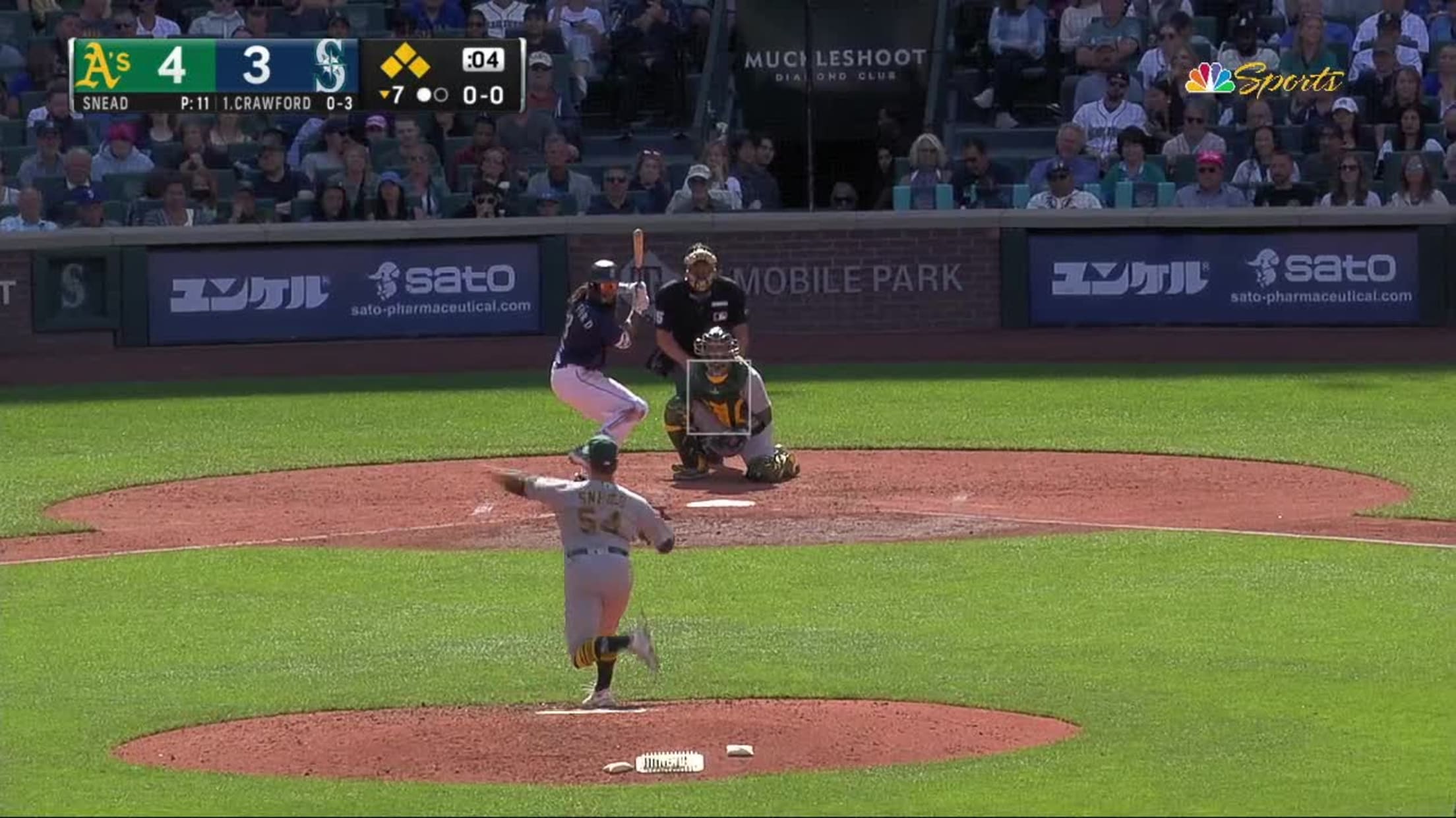 J.P. Crawford's RBI single, 04/30/2023