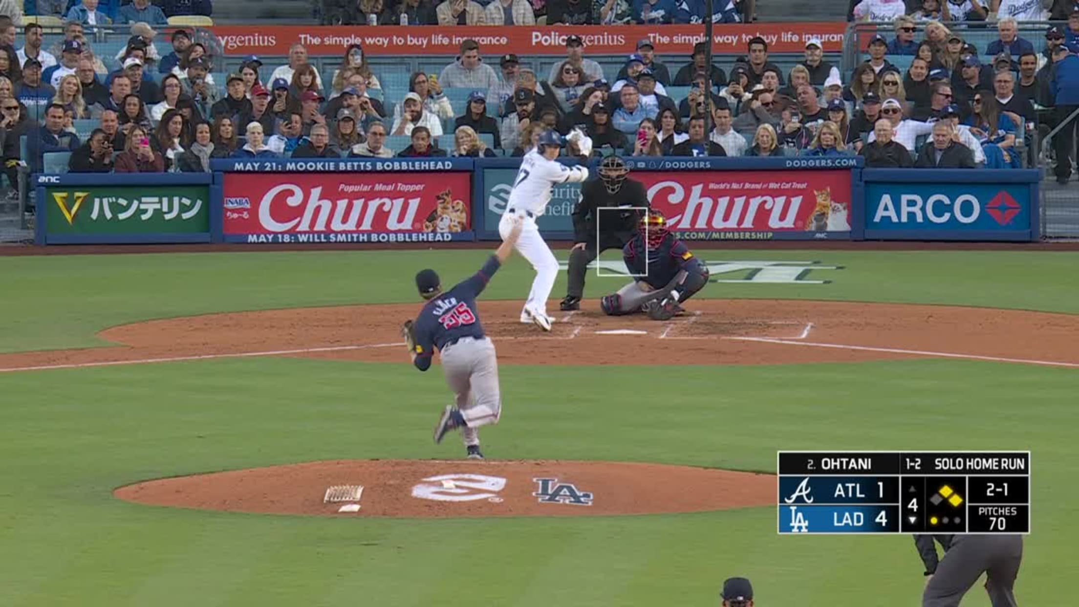 Shohei Ohtani laces an RBI double | 05/04/2024 | Los Angeles Dodgers