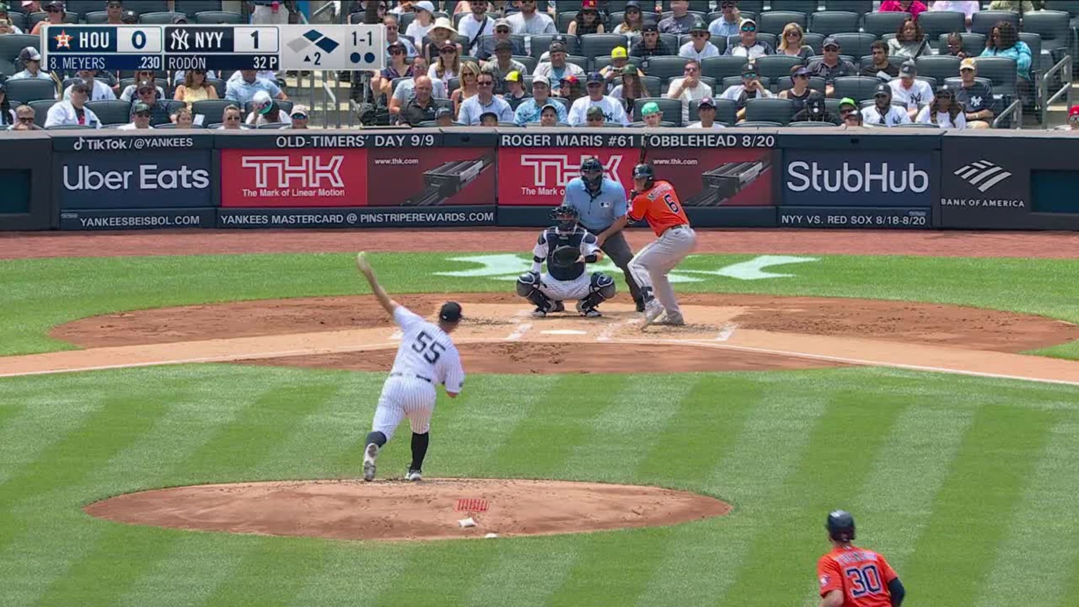 Jake Meyers' three-run homer, 09/06/2021