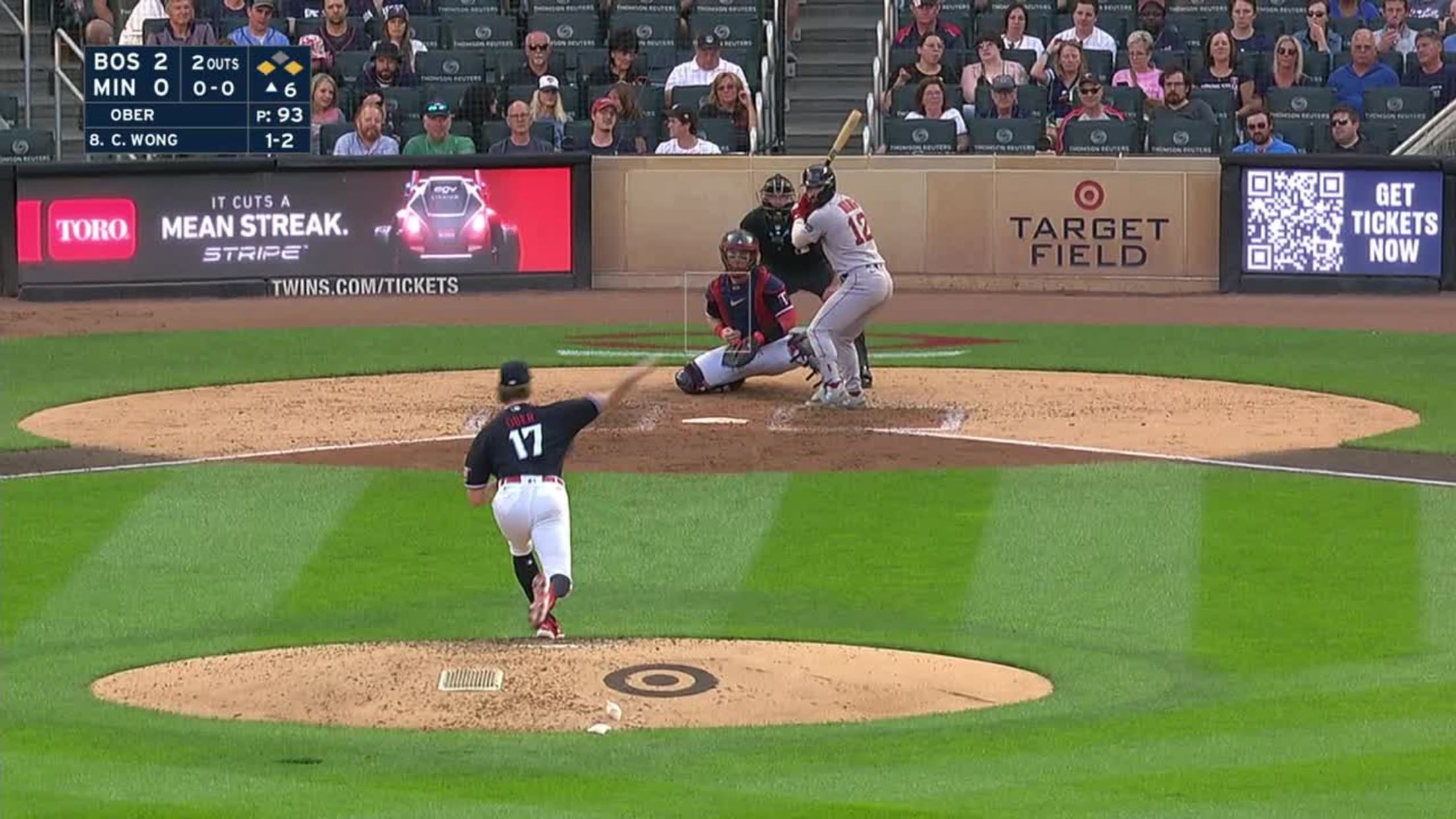 Connor Wong's RBI single, 06/20/2023