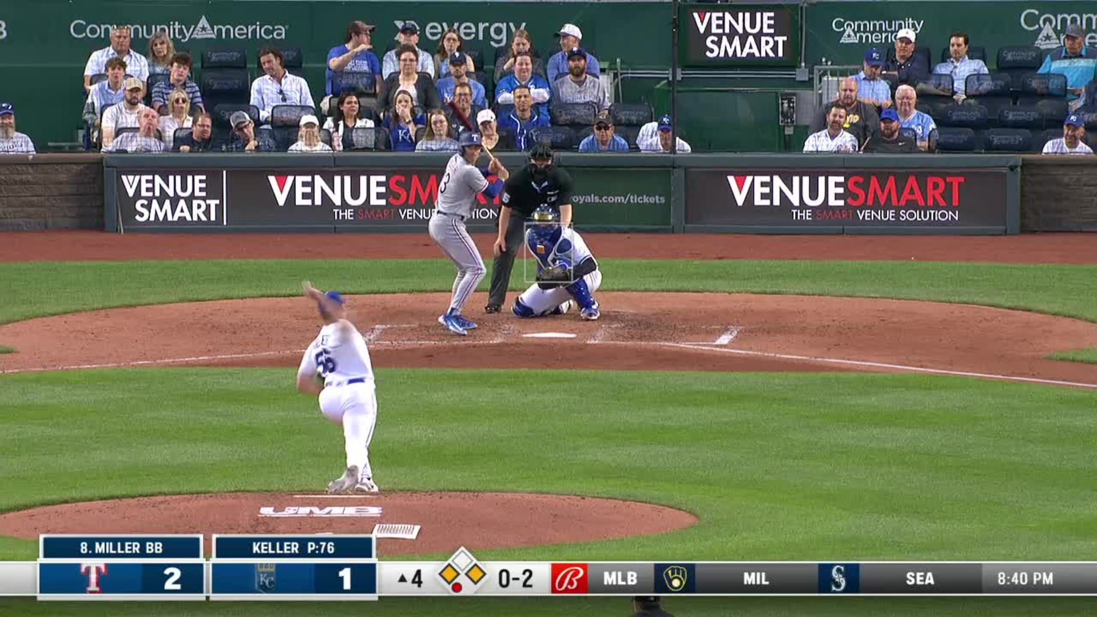 Brad Miller's two-run home run, 03/30/2023