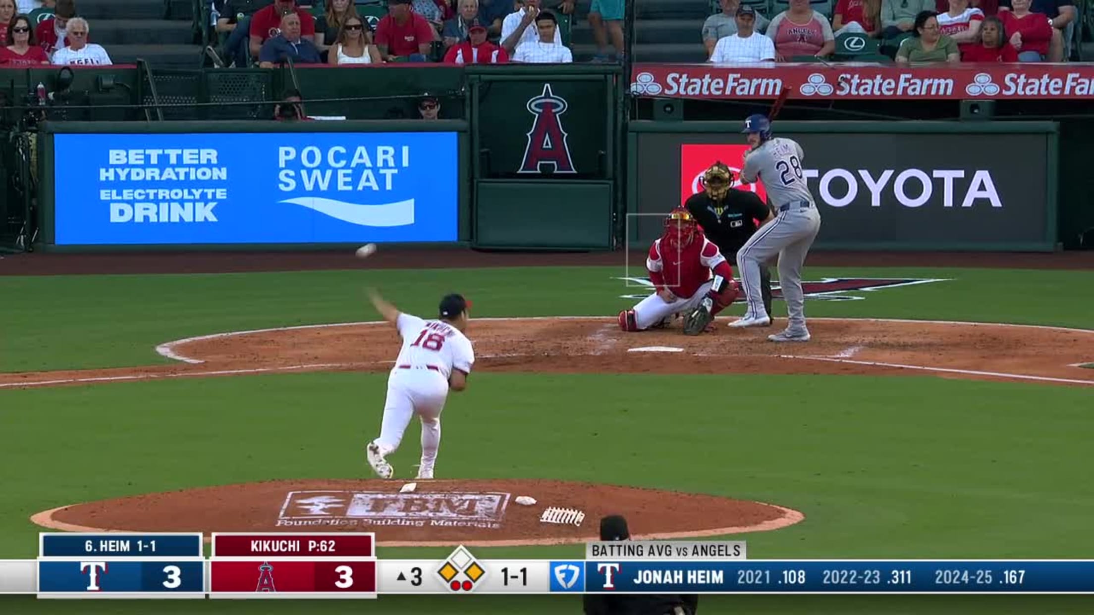 Jonah Heim's RBI single | 07/07/2025 | Texas Rangers