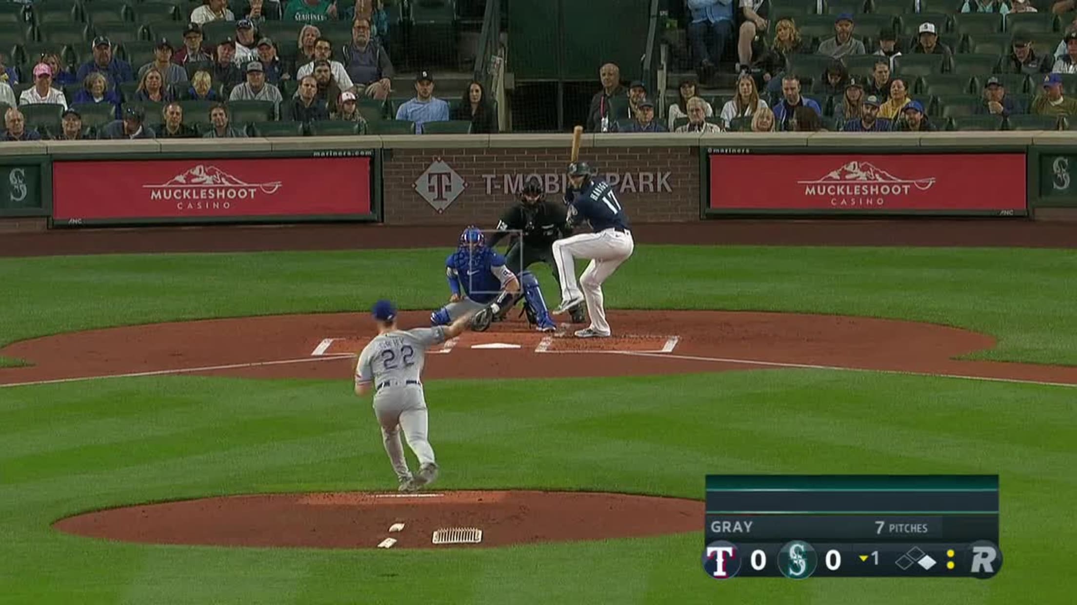 Félix Hernández's first pitch, 10/15/2022