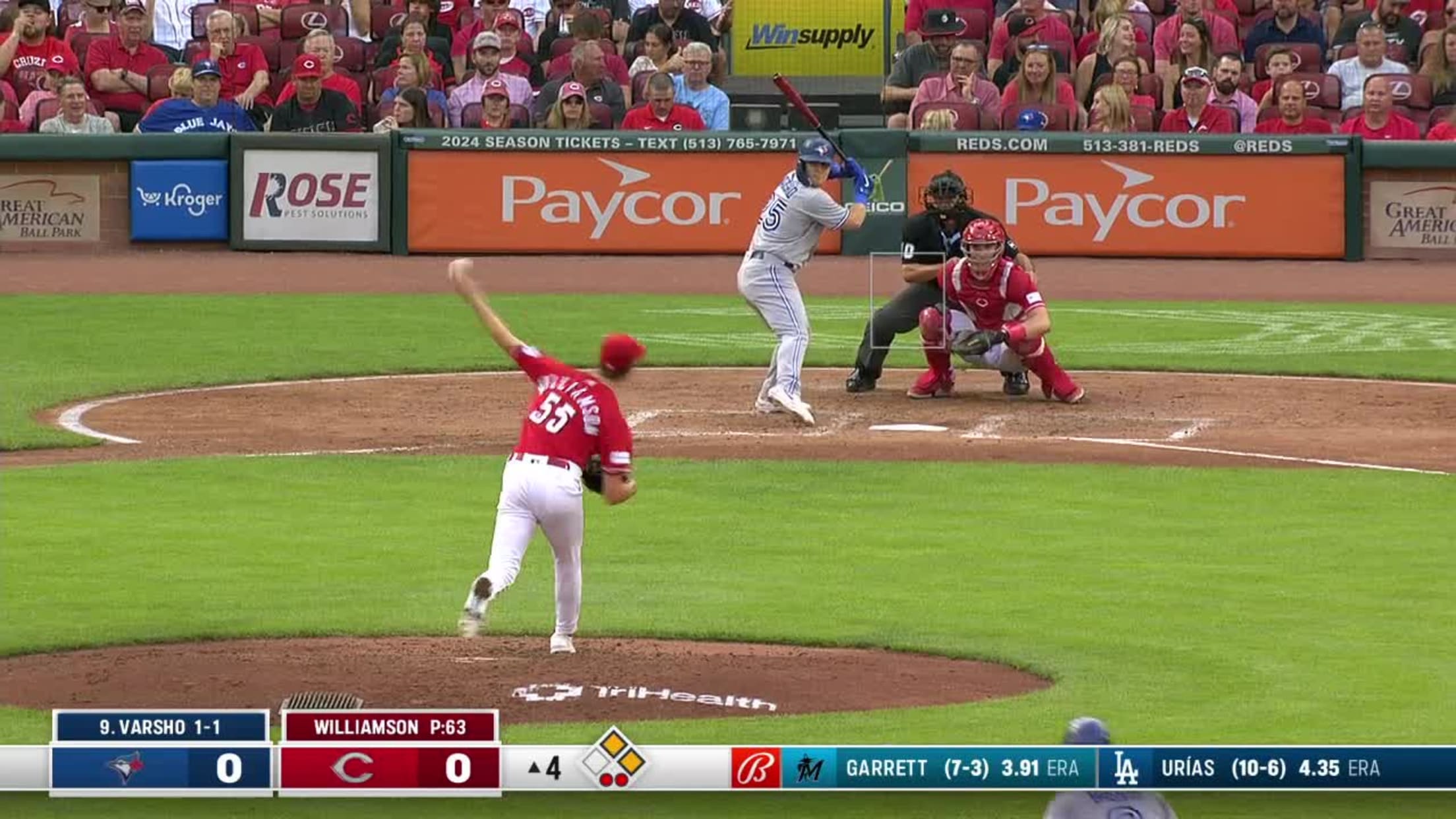 Daulton Varsho's RBI single, 08/19/2023