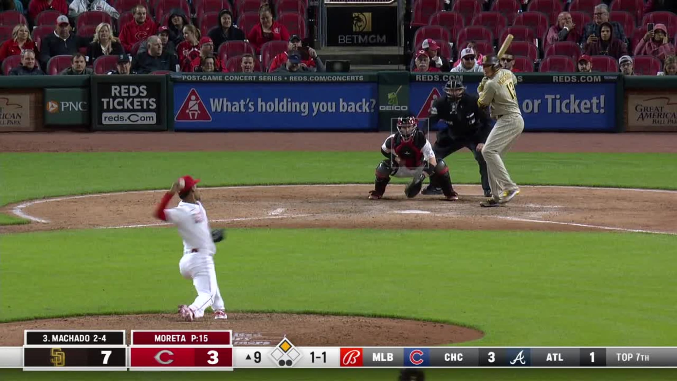 Manny Machado's RBI double, 04/15/2022