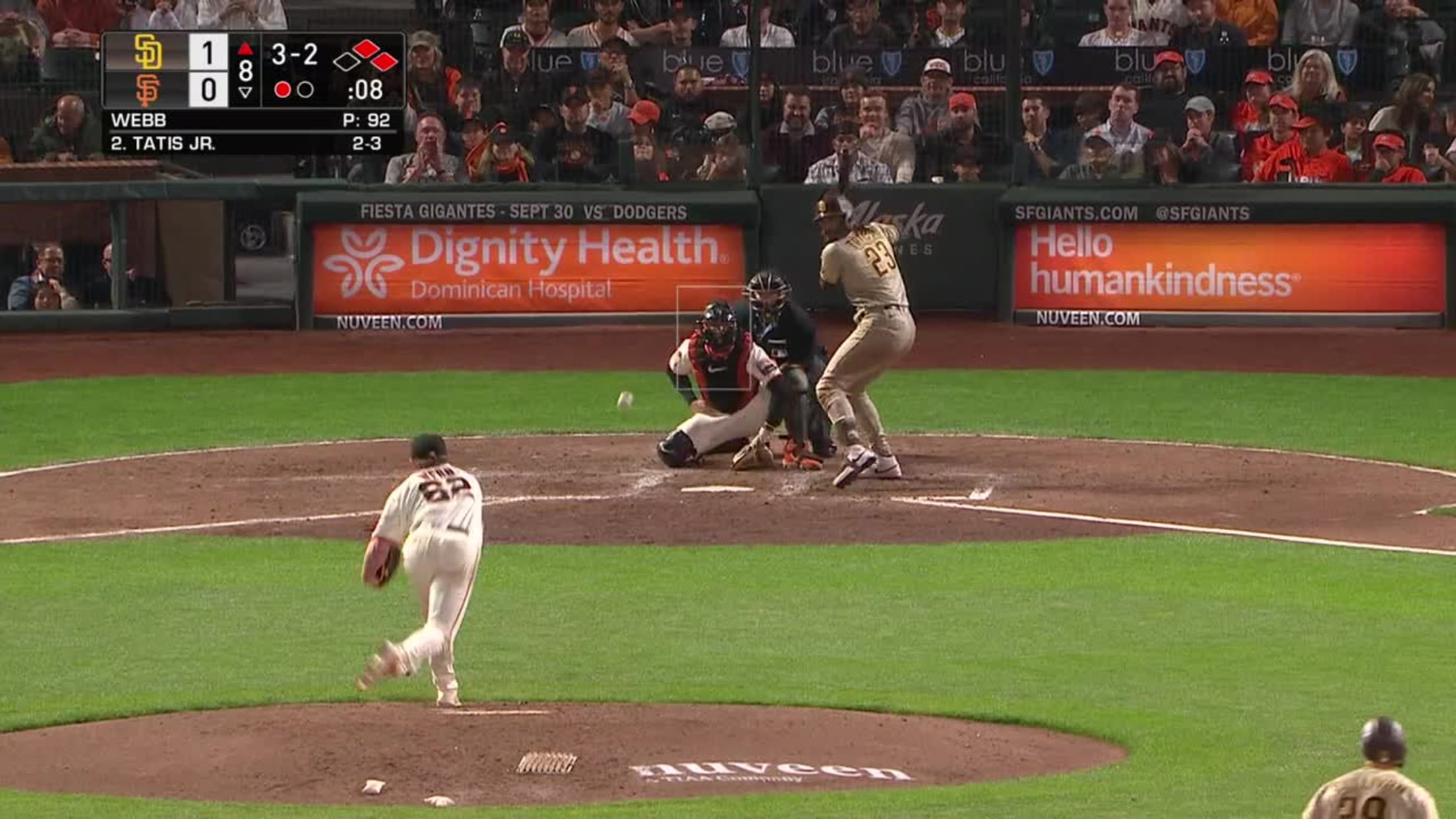 Logan Webb escapes a jam, 08/28/2021