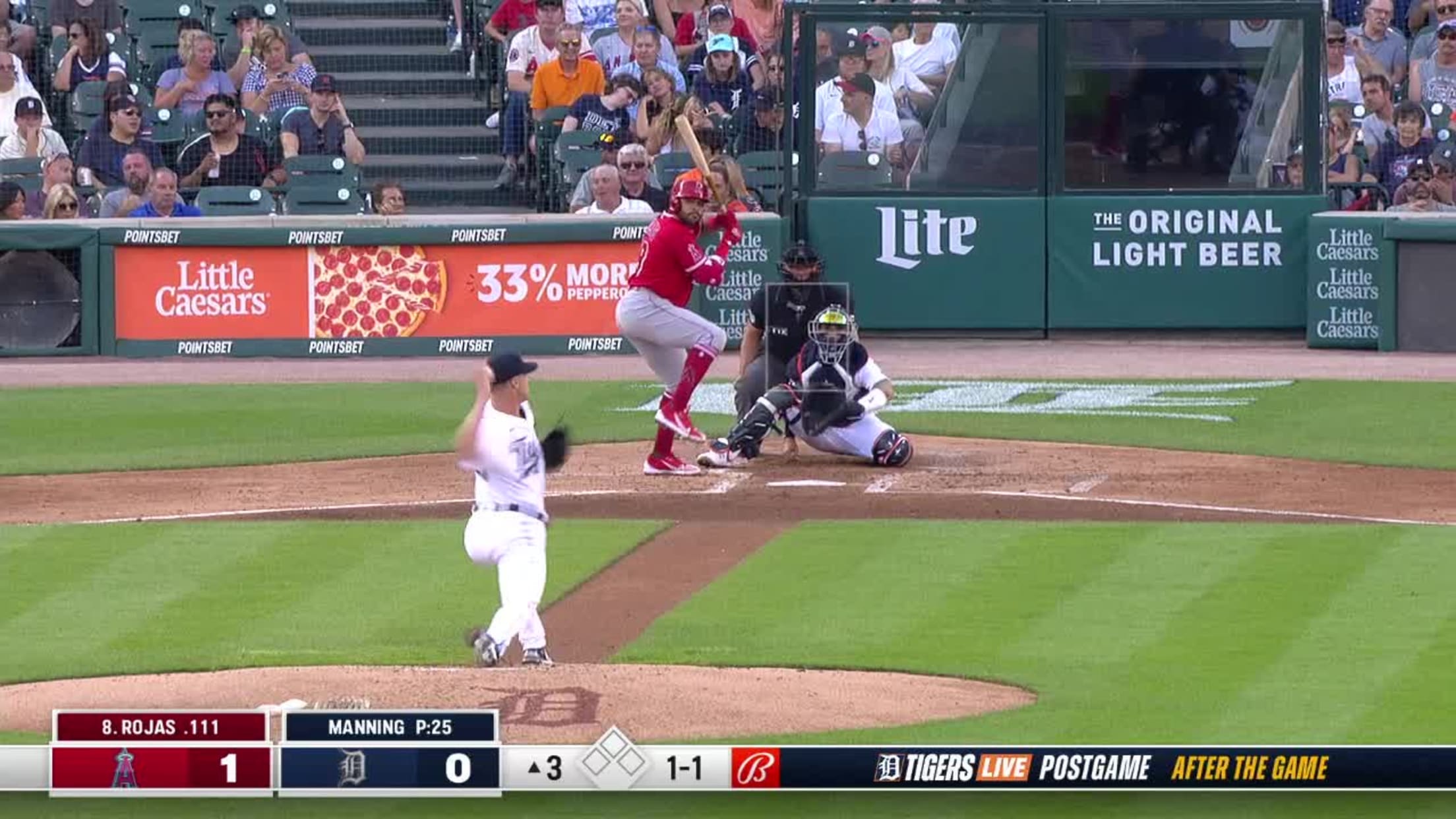 Jose Rojas grounds out, first baseman Jonathan Schoop to pitcher Matt  Manning. | 08/19/2022 | MLB.com