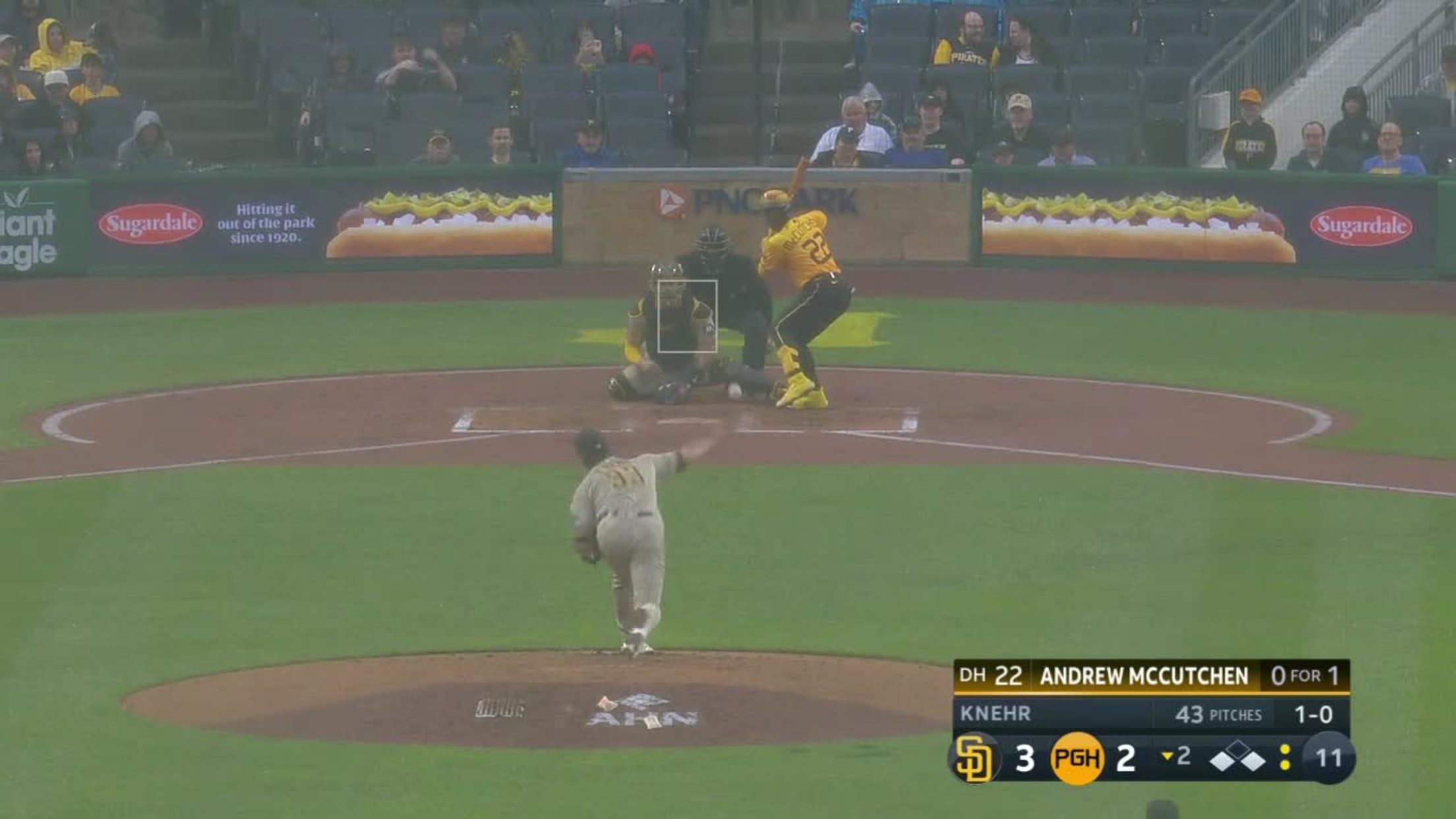 Andrew McCutchen's RBI single, 04/14/2022